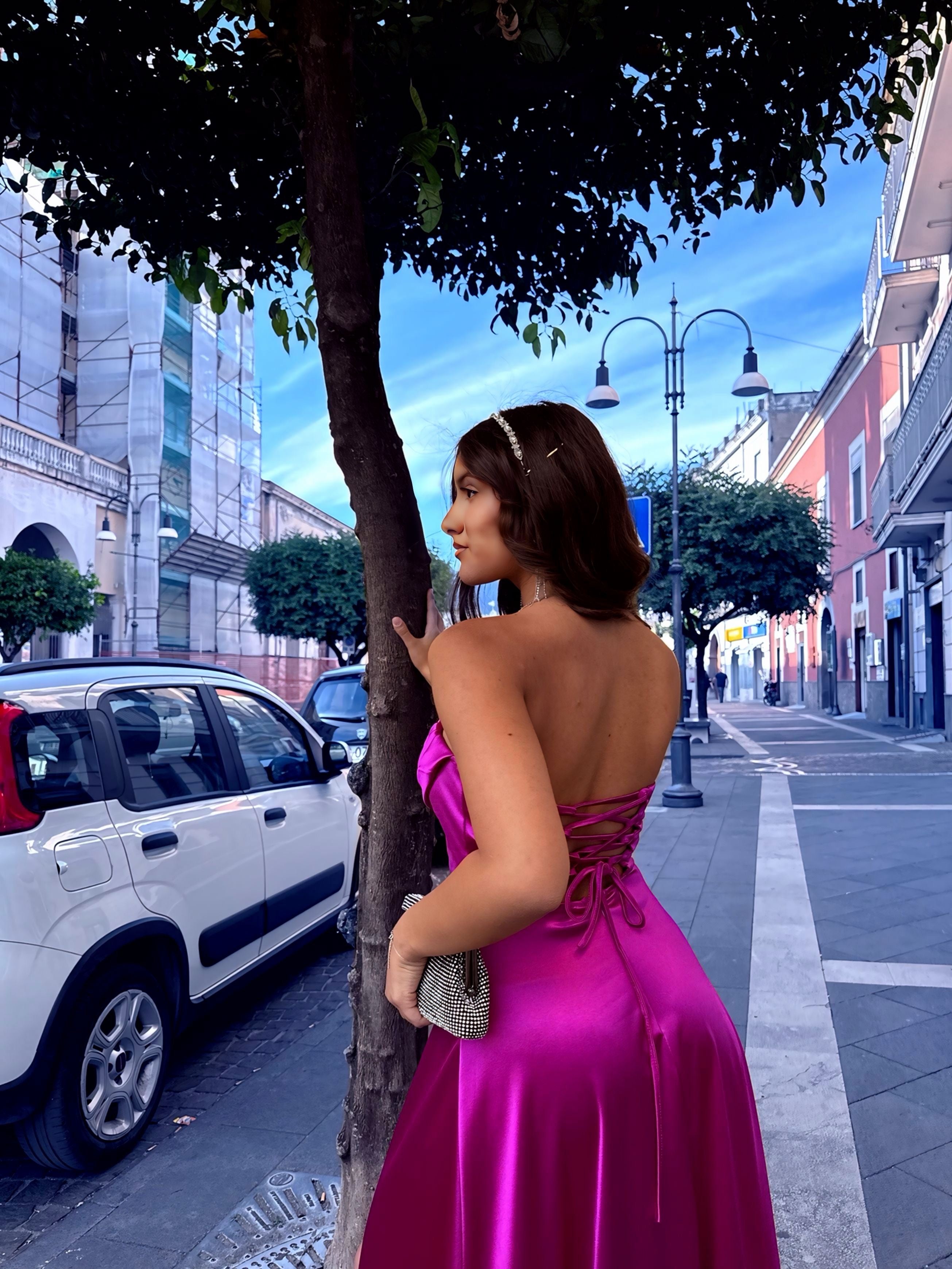 Abito Penelope magenta