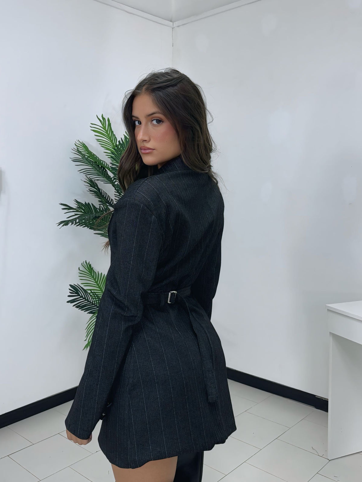 Blazer Gessato Waist