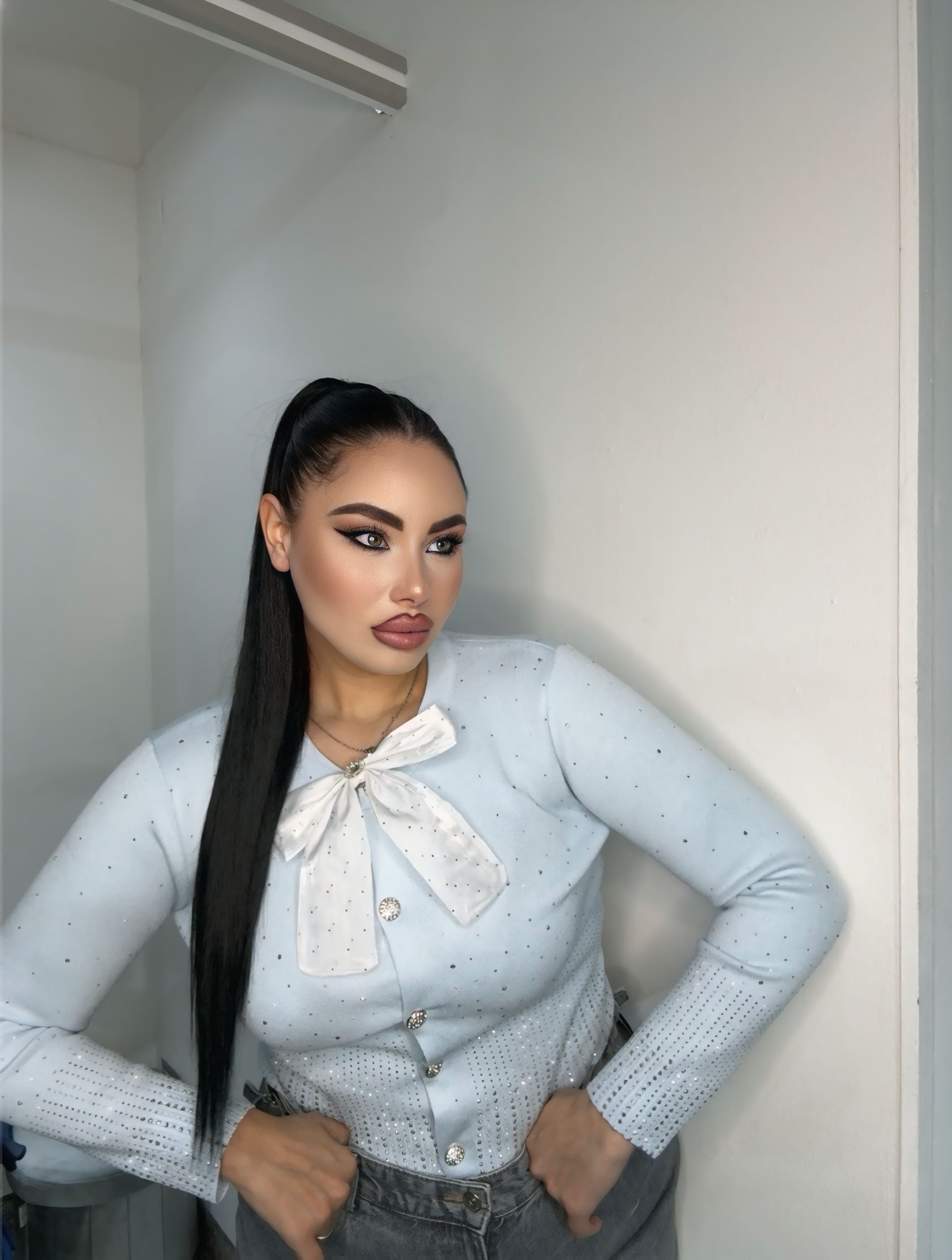 Cardigan diamond azzurro