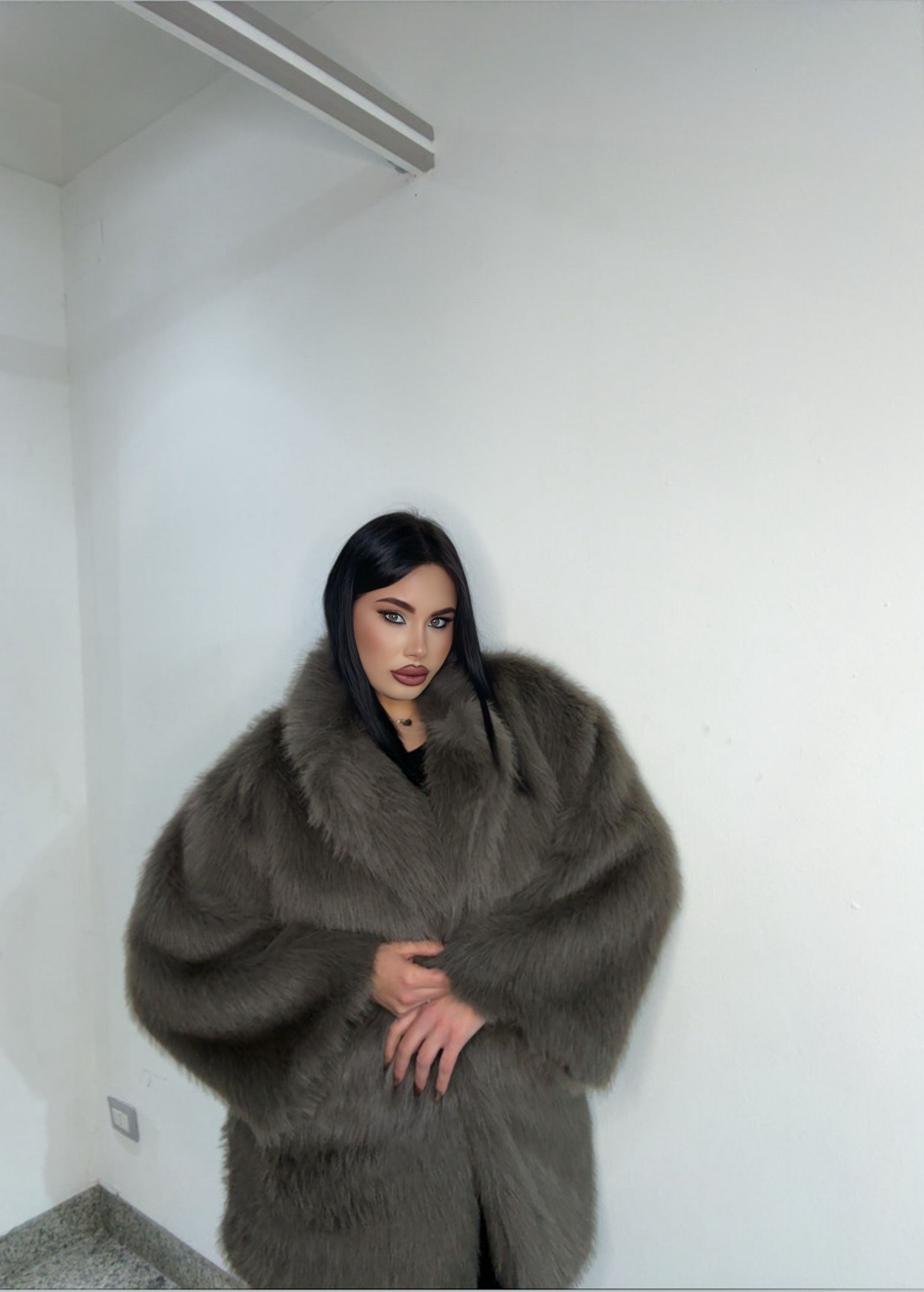 Pelliccia LUMINA 3332 tortora