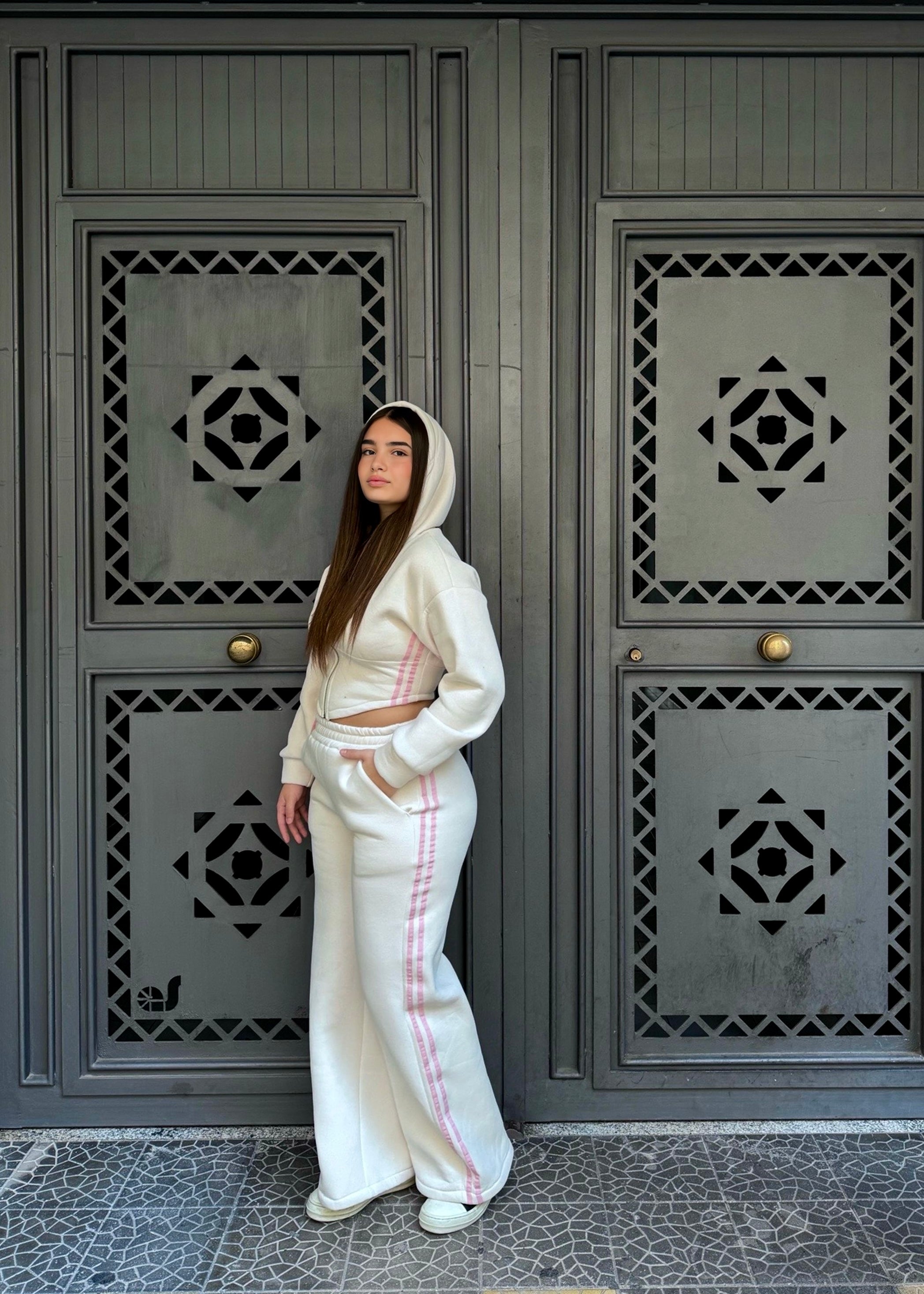 Coordinato tuta panna