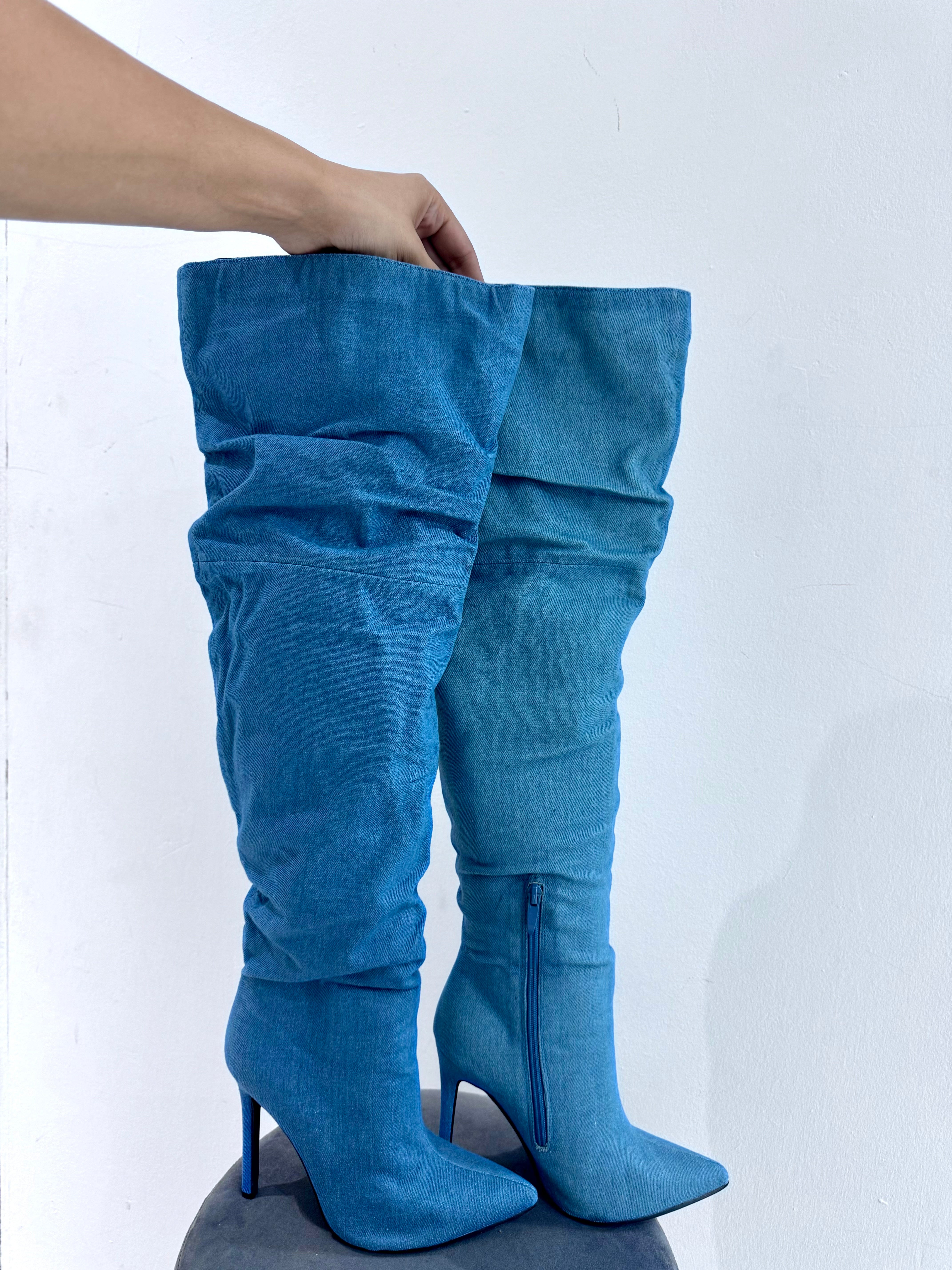 Stivale in denim 8620