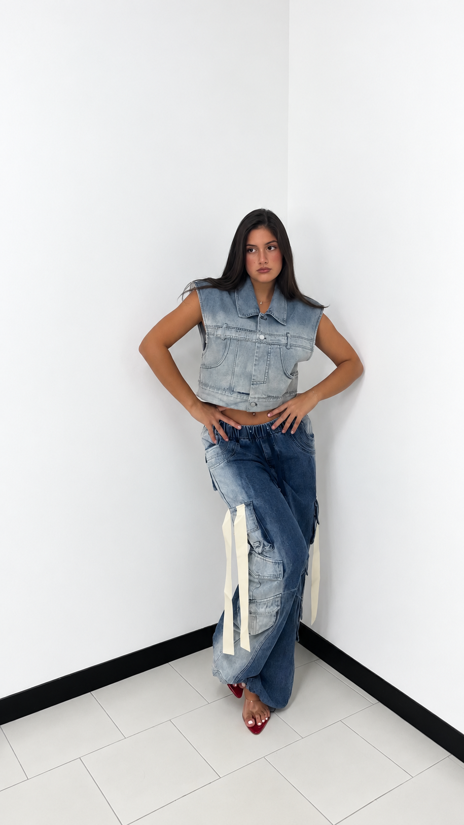 Completo Denim Street Style Blue