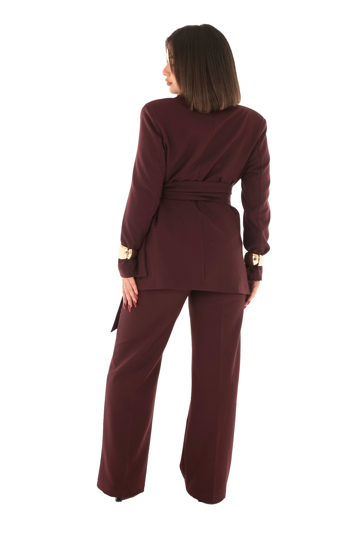 Tailleur MAYLA bordeaux