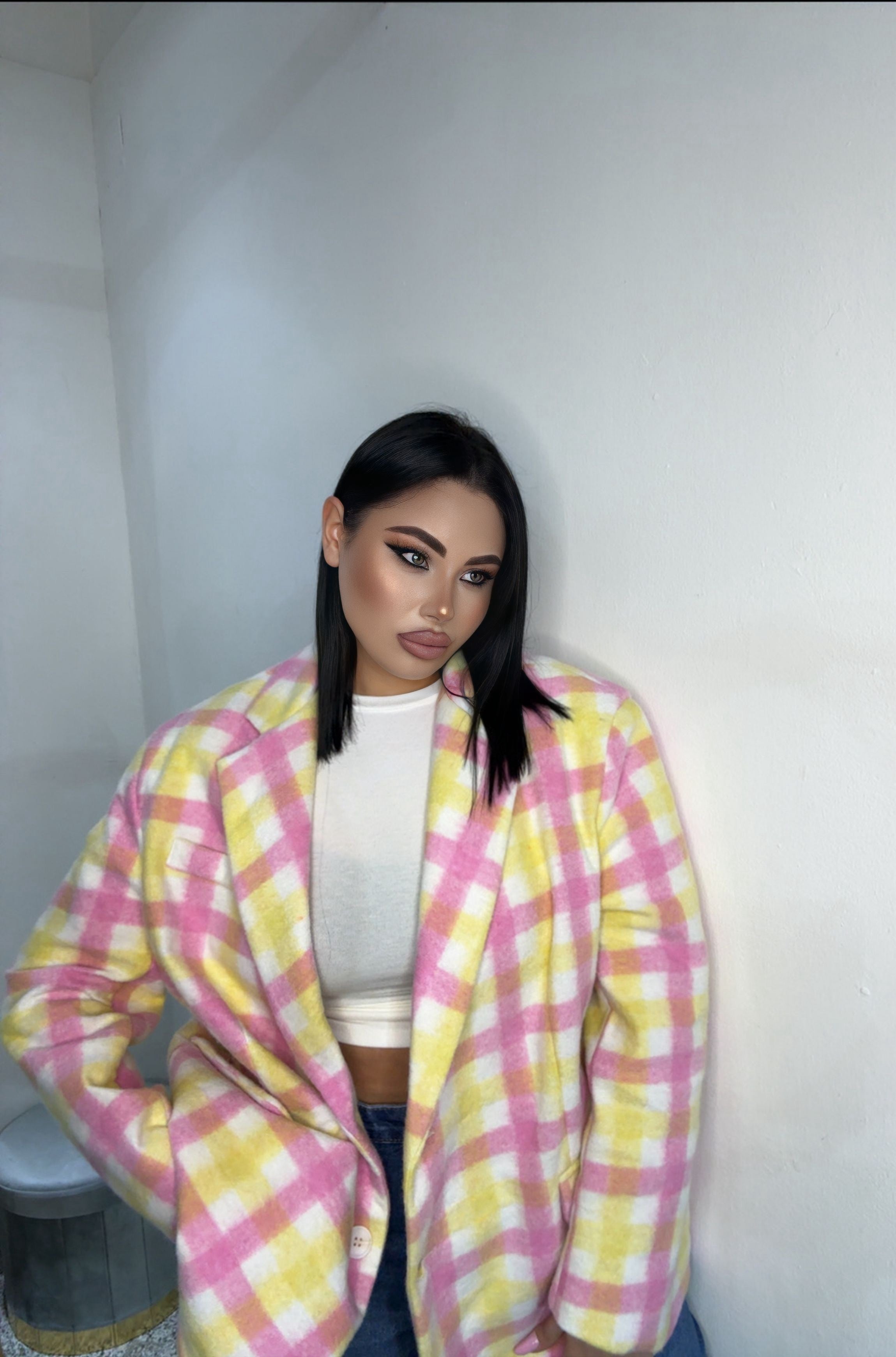 Blazer lumina oversize