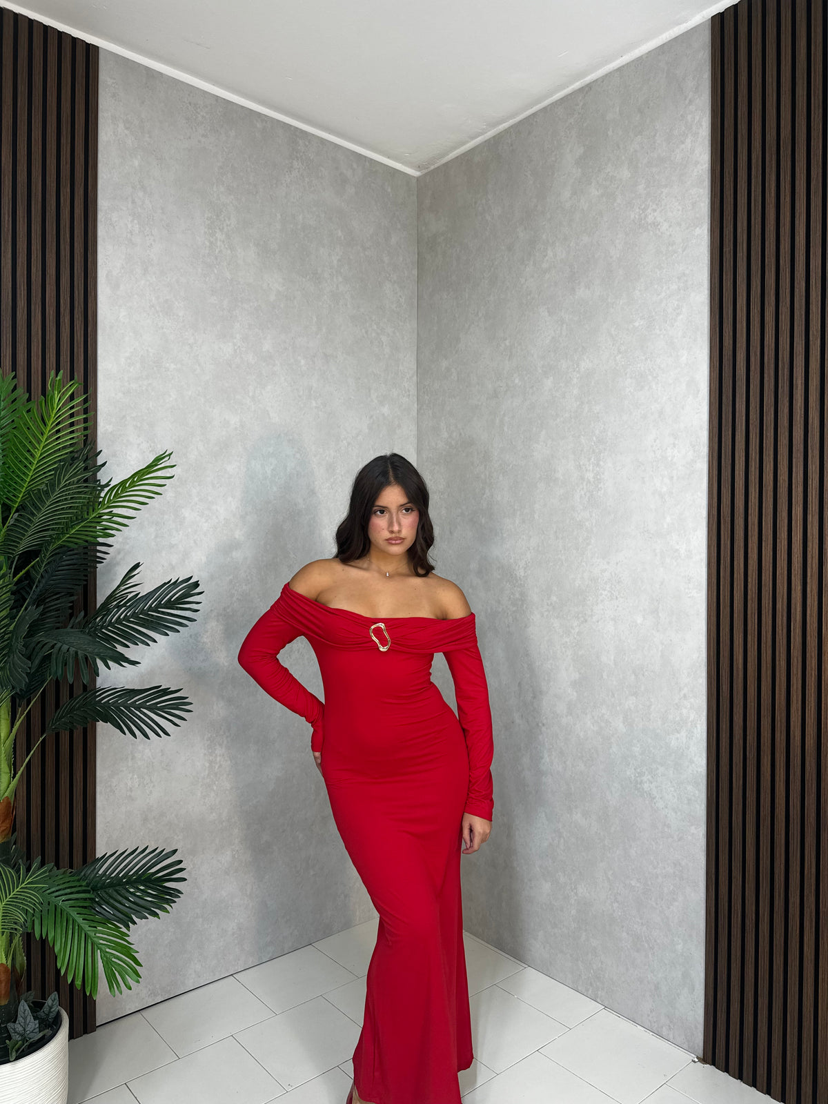 Abito scarlet red
