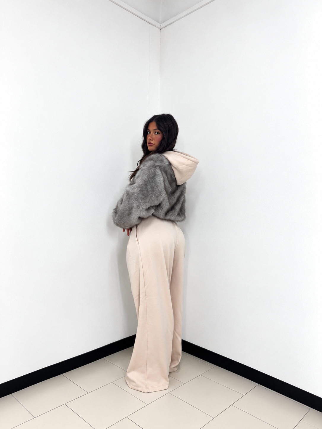 COMPLETO FUR GLAM BEIGE