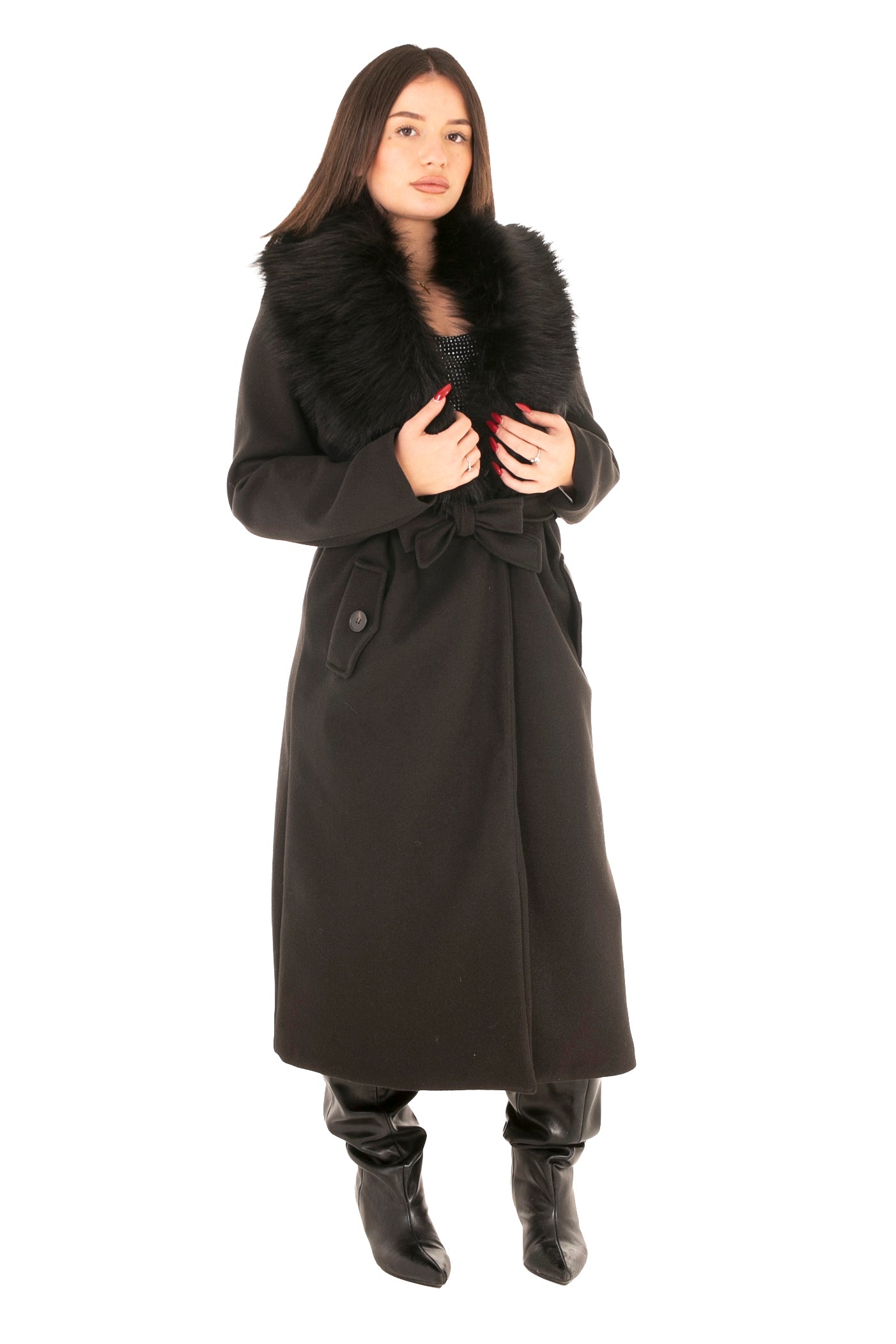Cappotto glamour black