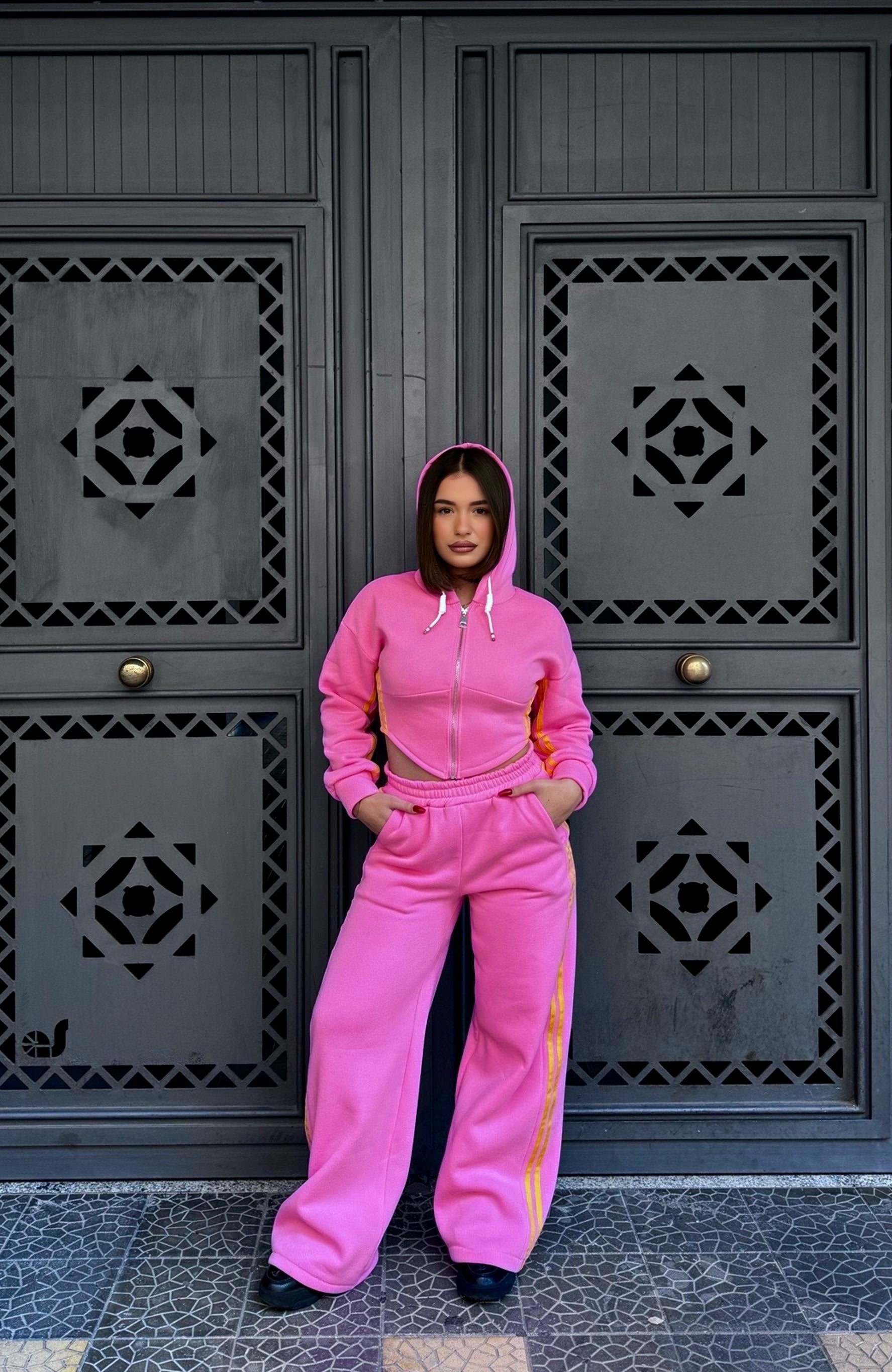 Coordinato tuta pink