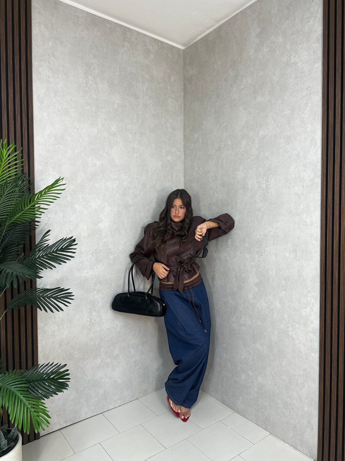 Completo Denim & Leather Chic