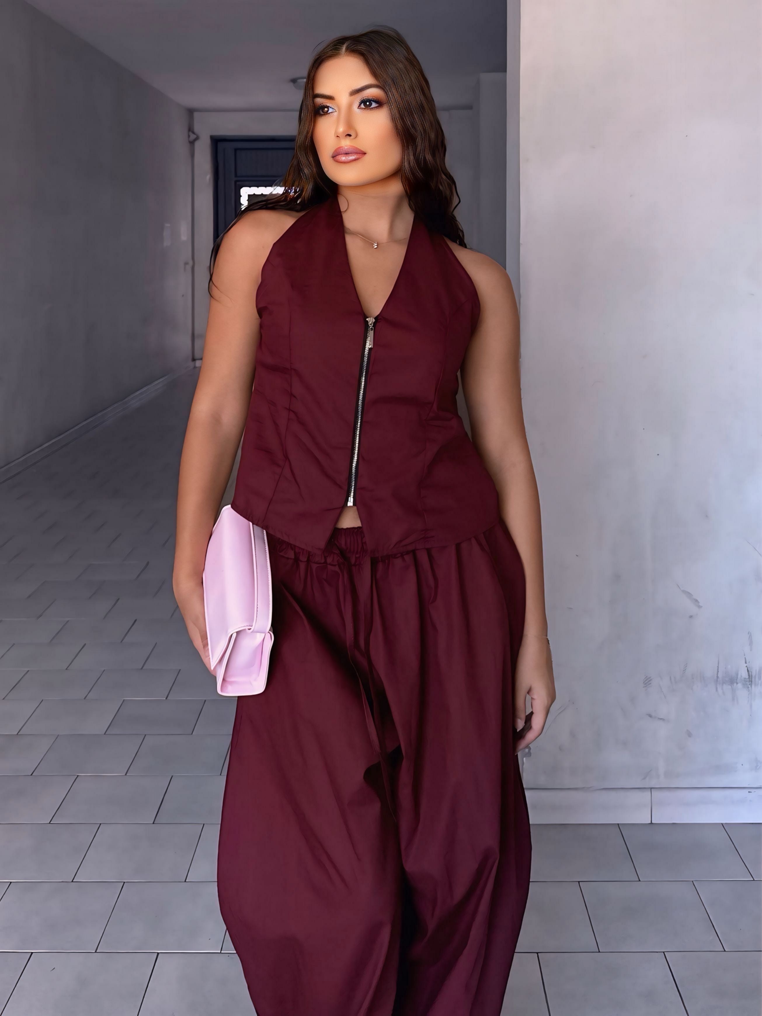 Coordinato Gali bordeaux
