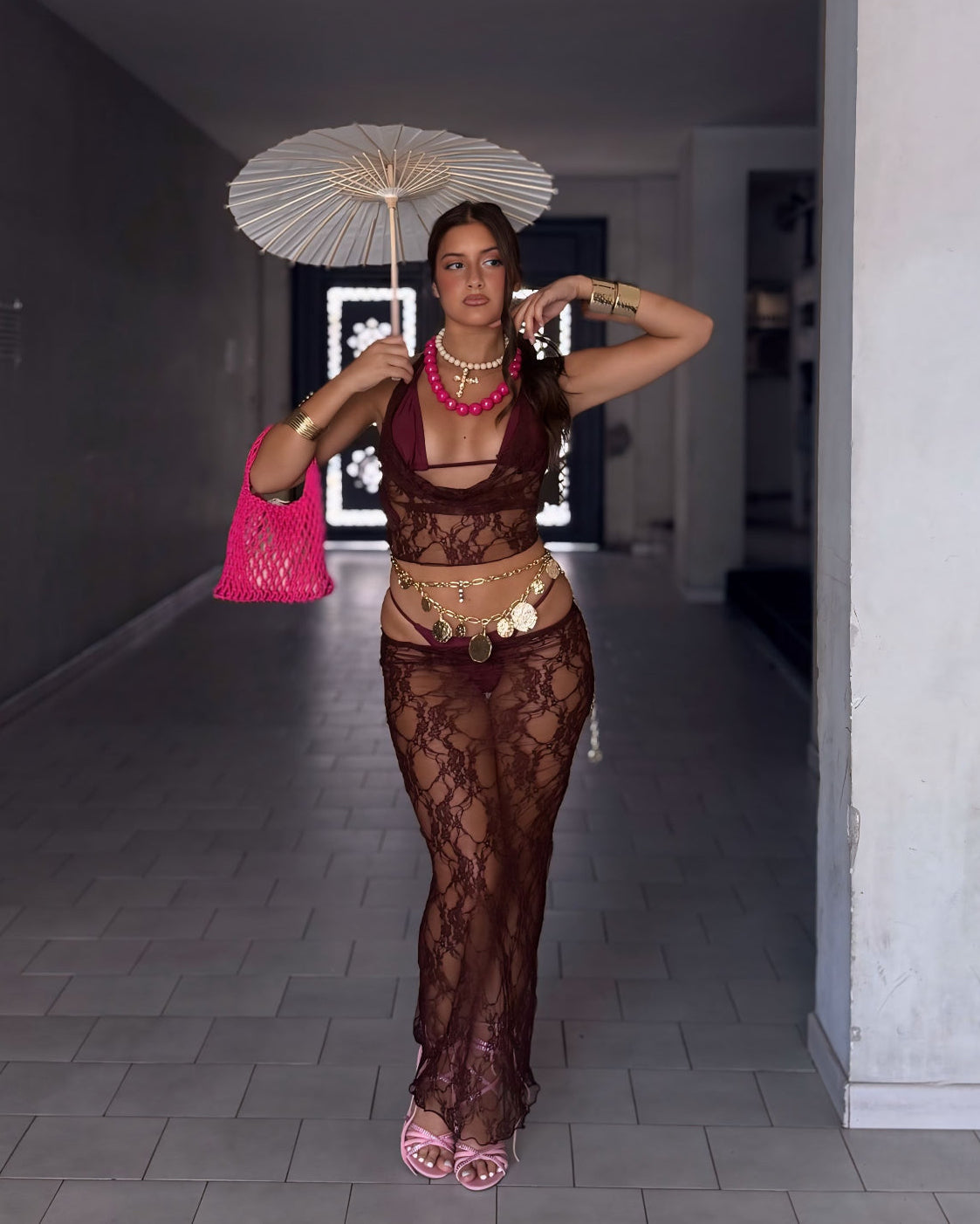 Set bikini Ibiza bordeaux