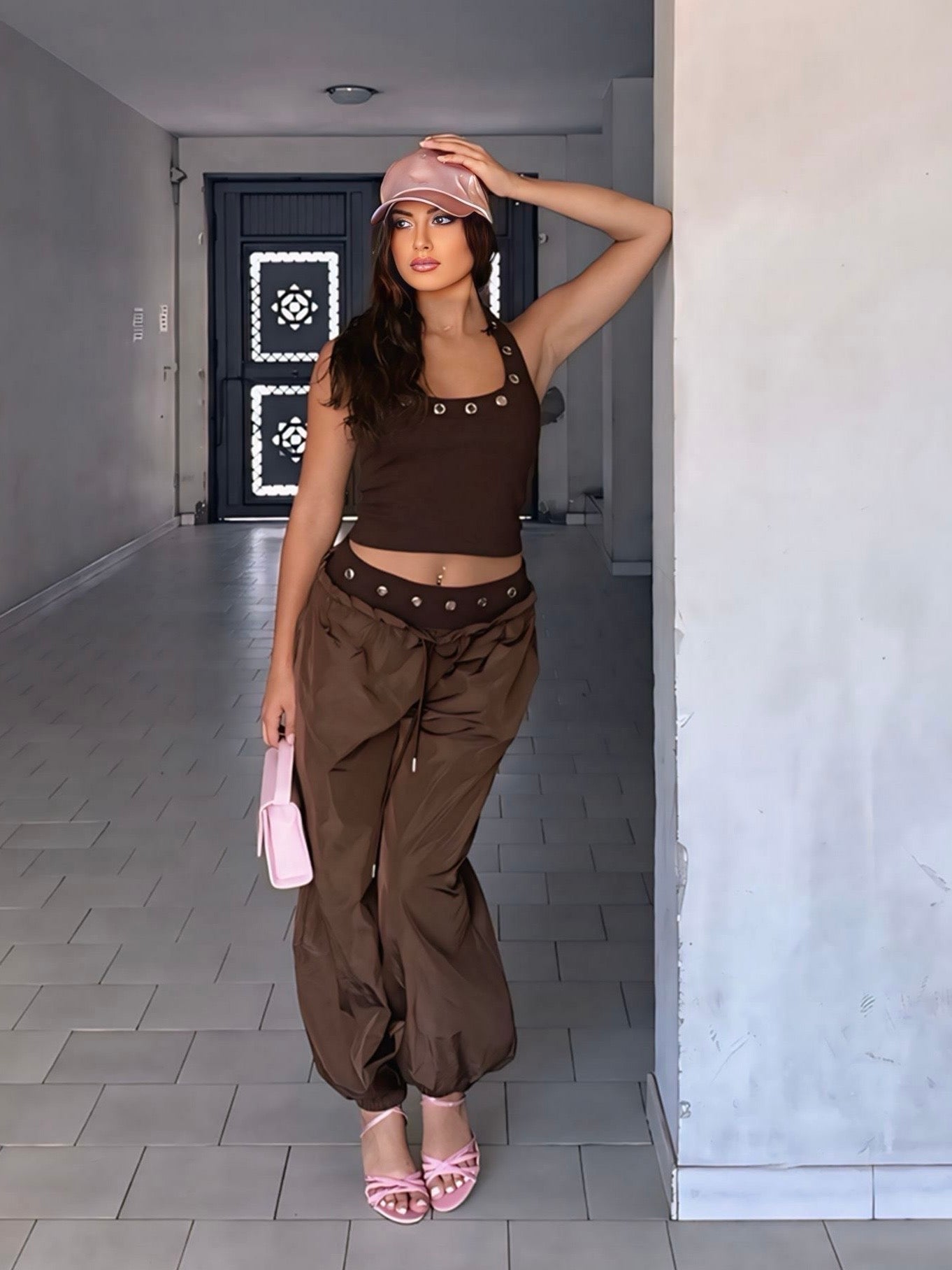 Coordinato nives marrone