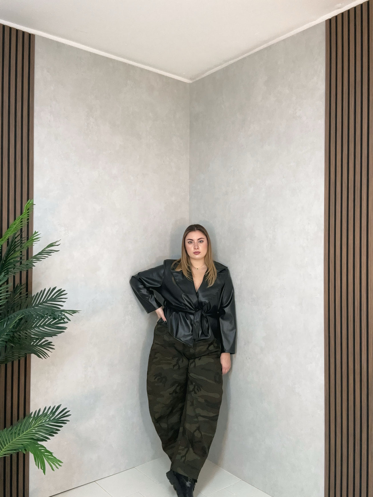 Jeans Balloon Camouflage Verde Militare