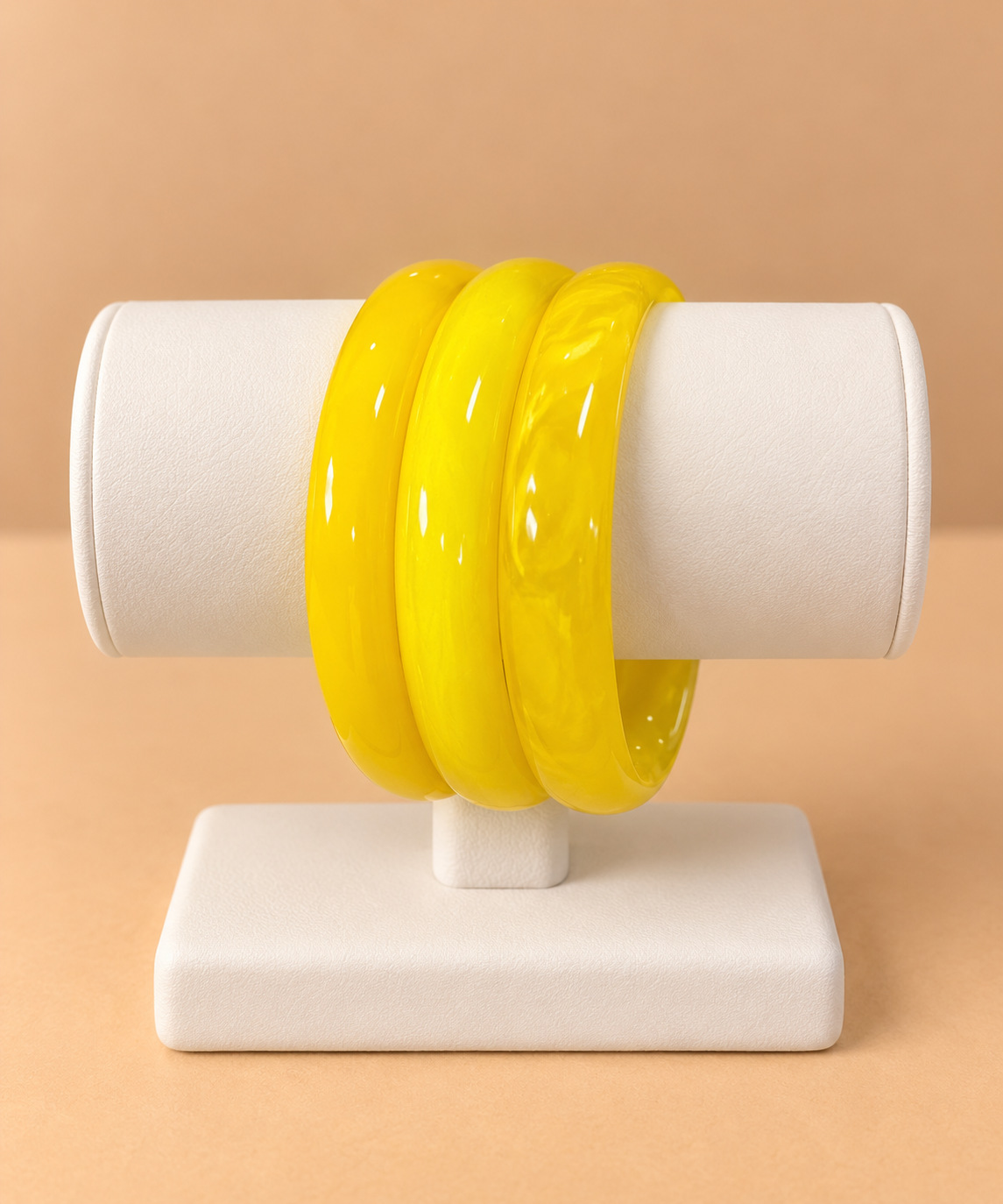Set di Bracciali Rigidi Giallo