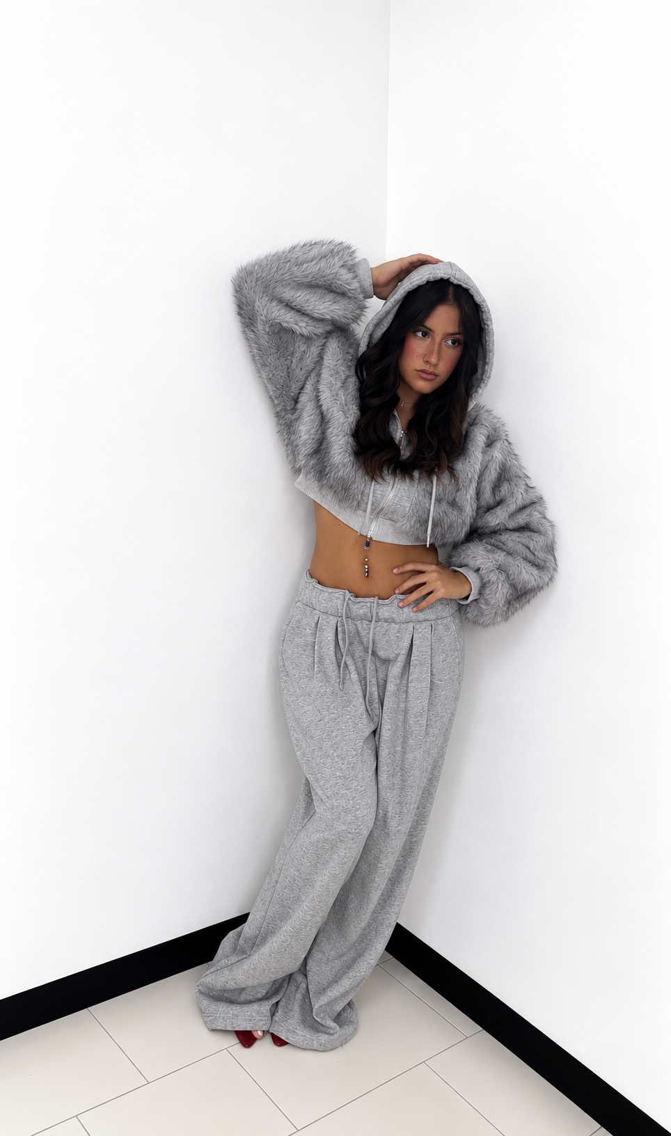 COMPLETO FUR GLAM GREY