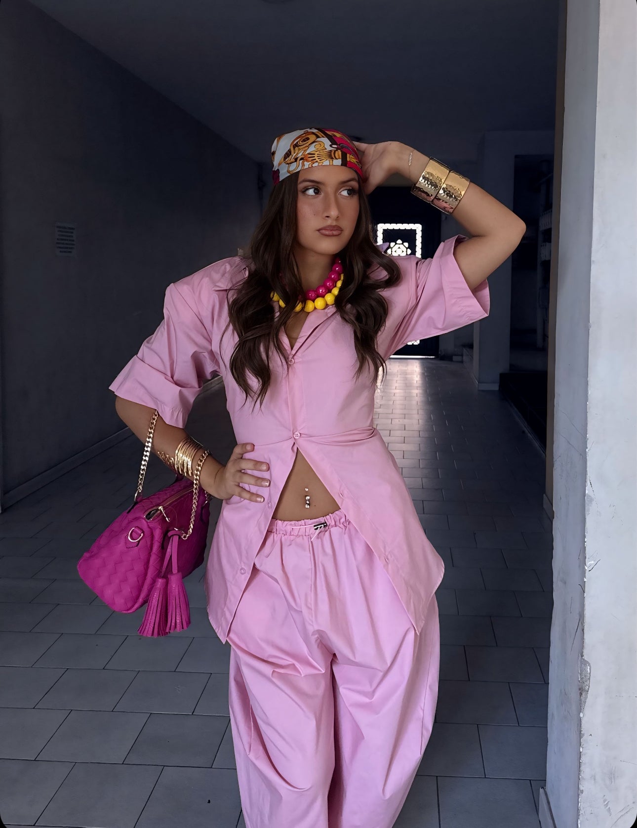 Coordinato iraida pink