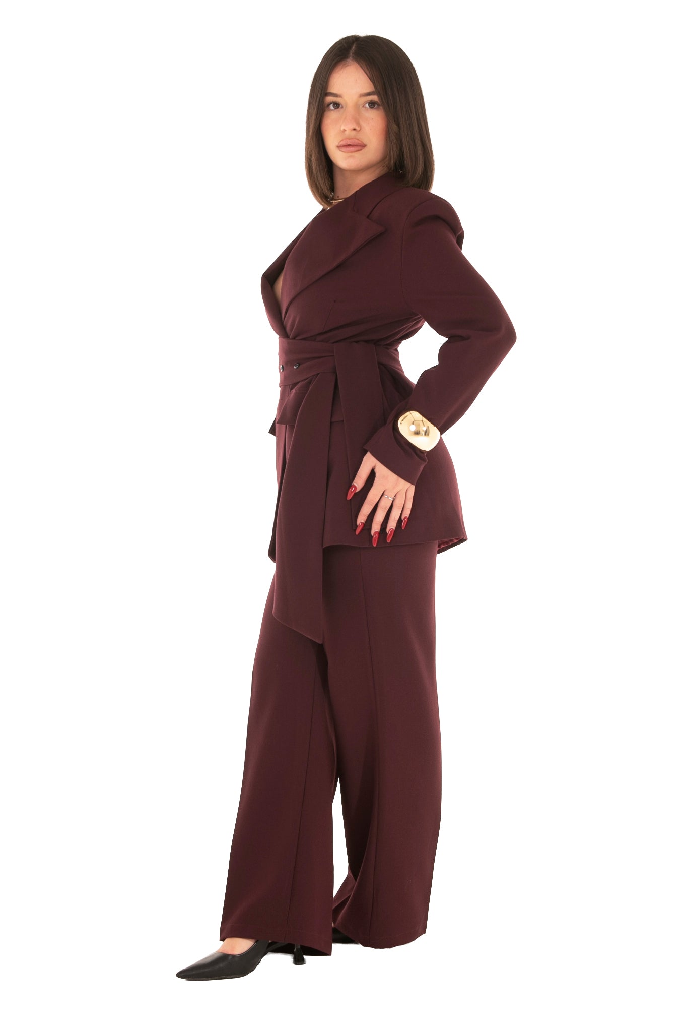 Tailleur MAYLA bordeaux