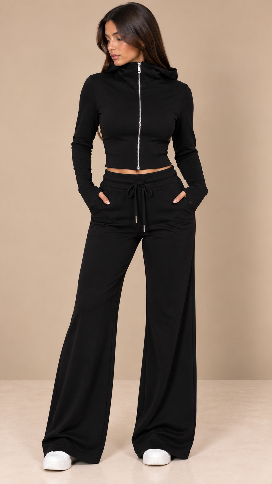Completo Sporty Chic nero