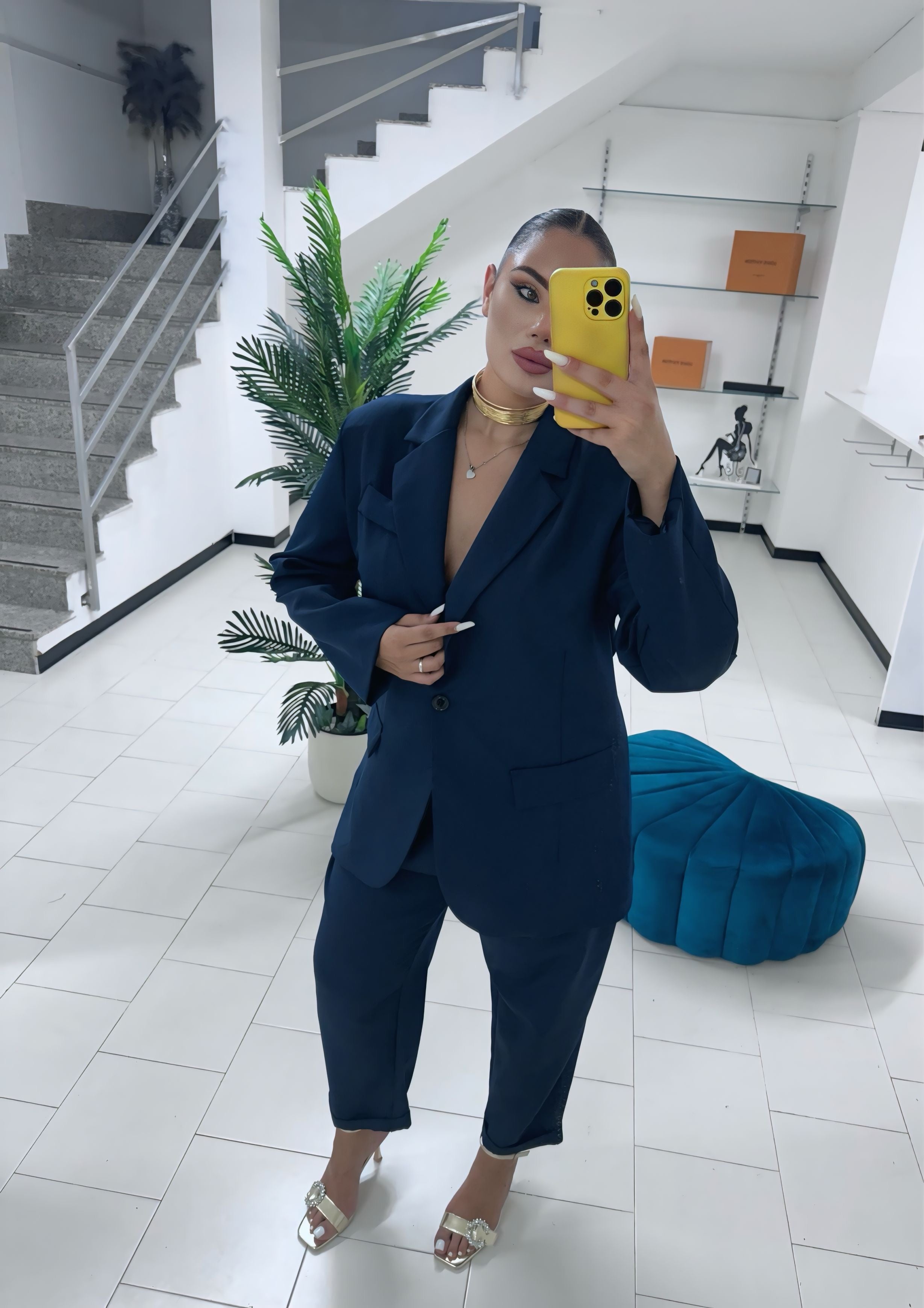 Tailleur miranda blue