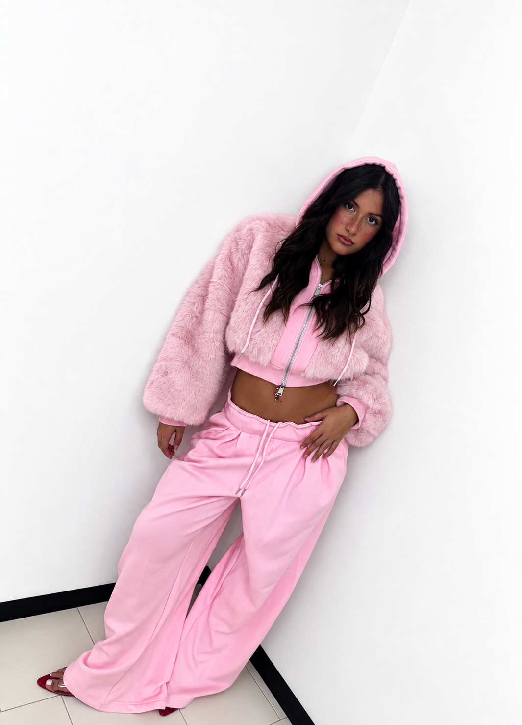 COMPLETO FUR GLAM PINK