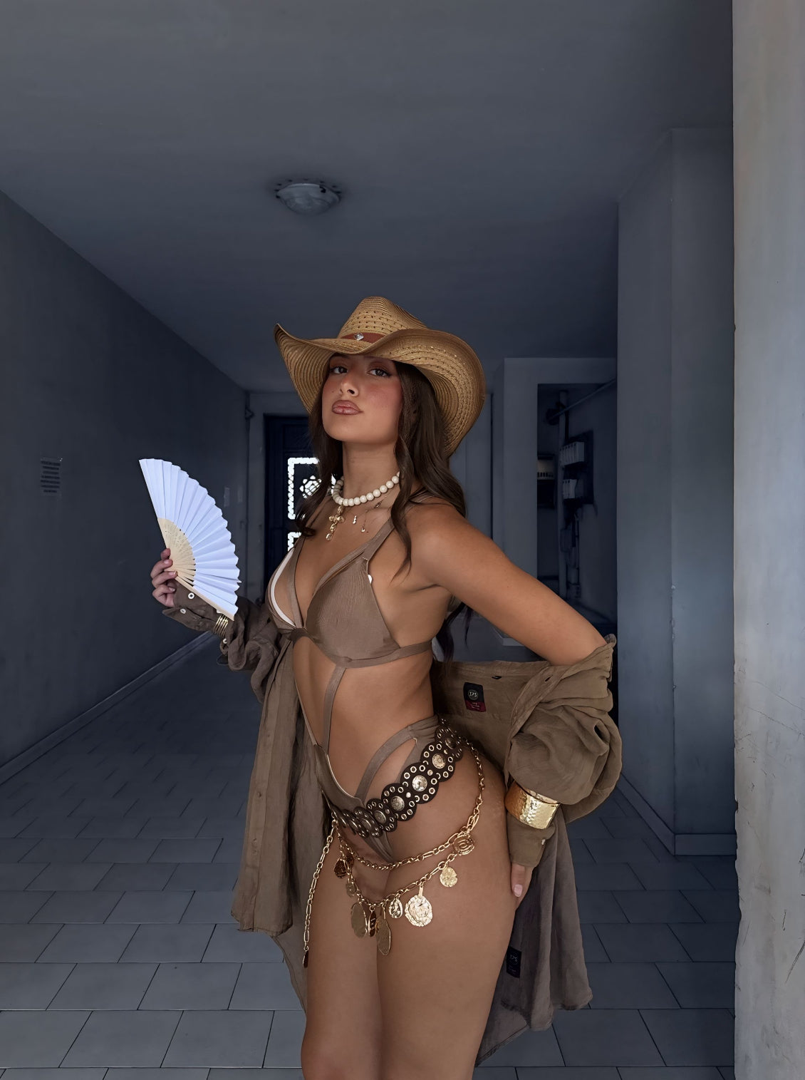 Costume intero amabil bronzo