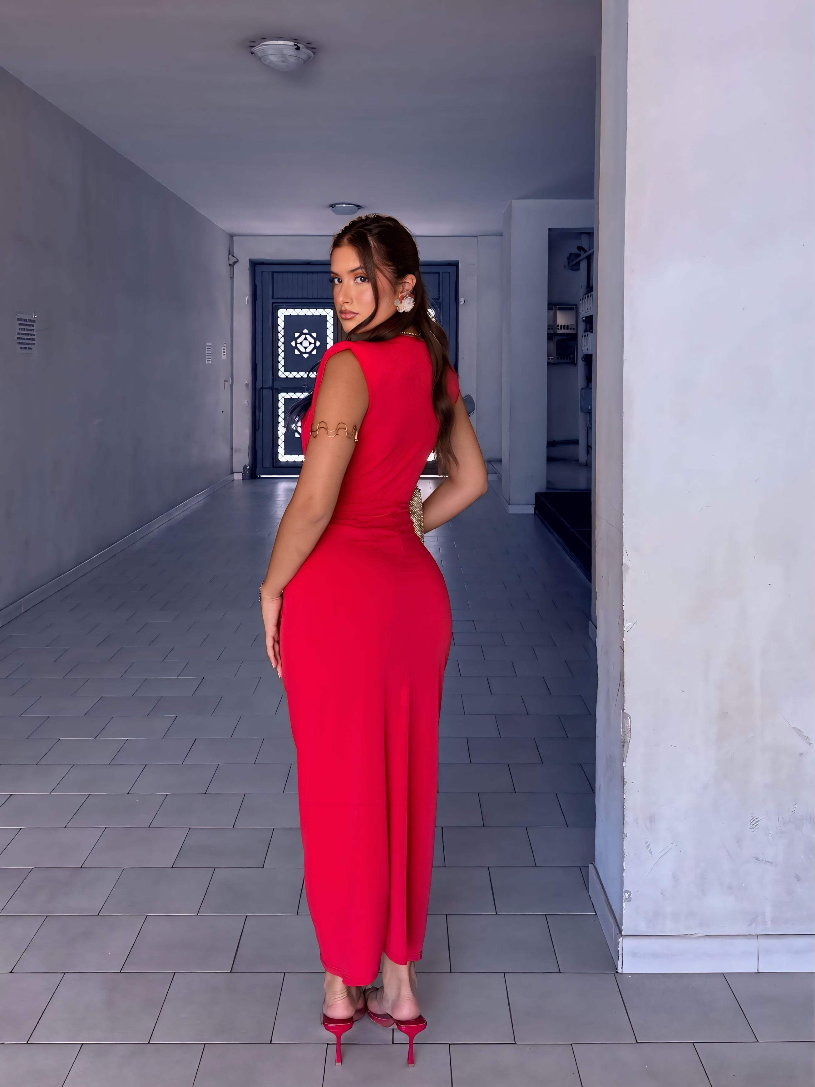 Abito isabel rosso