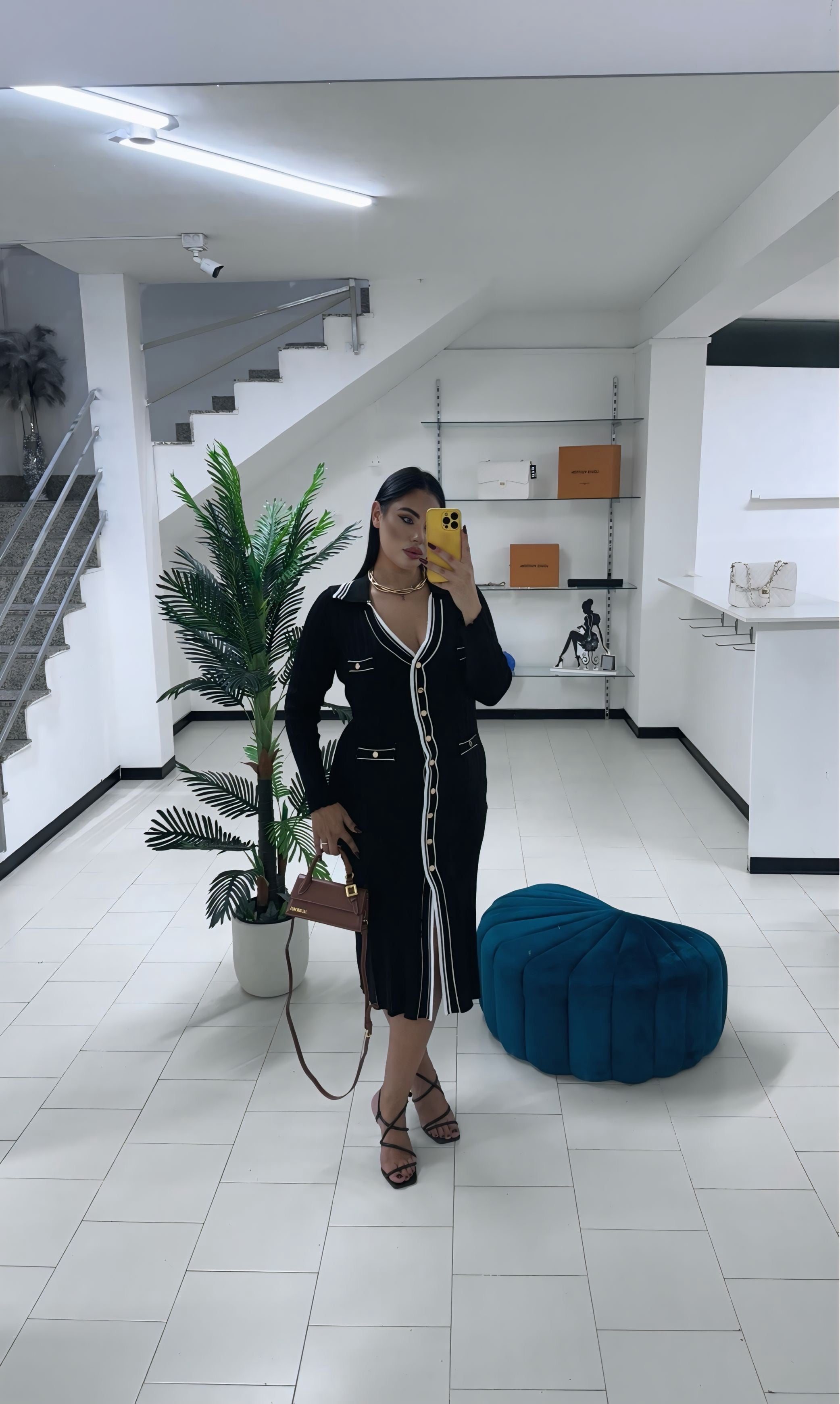 Vestito a costine Curvy