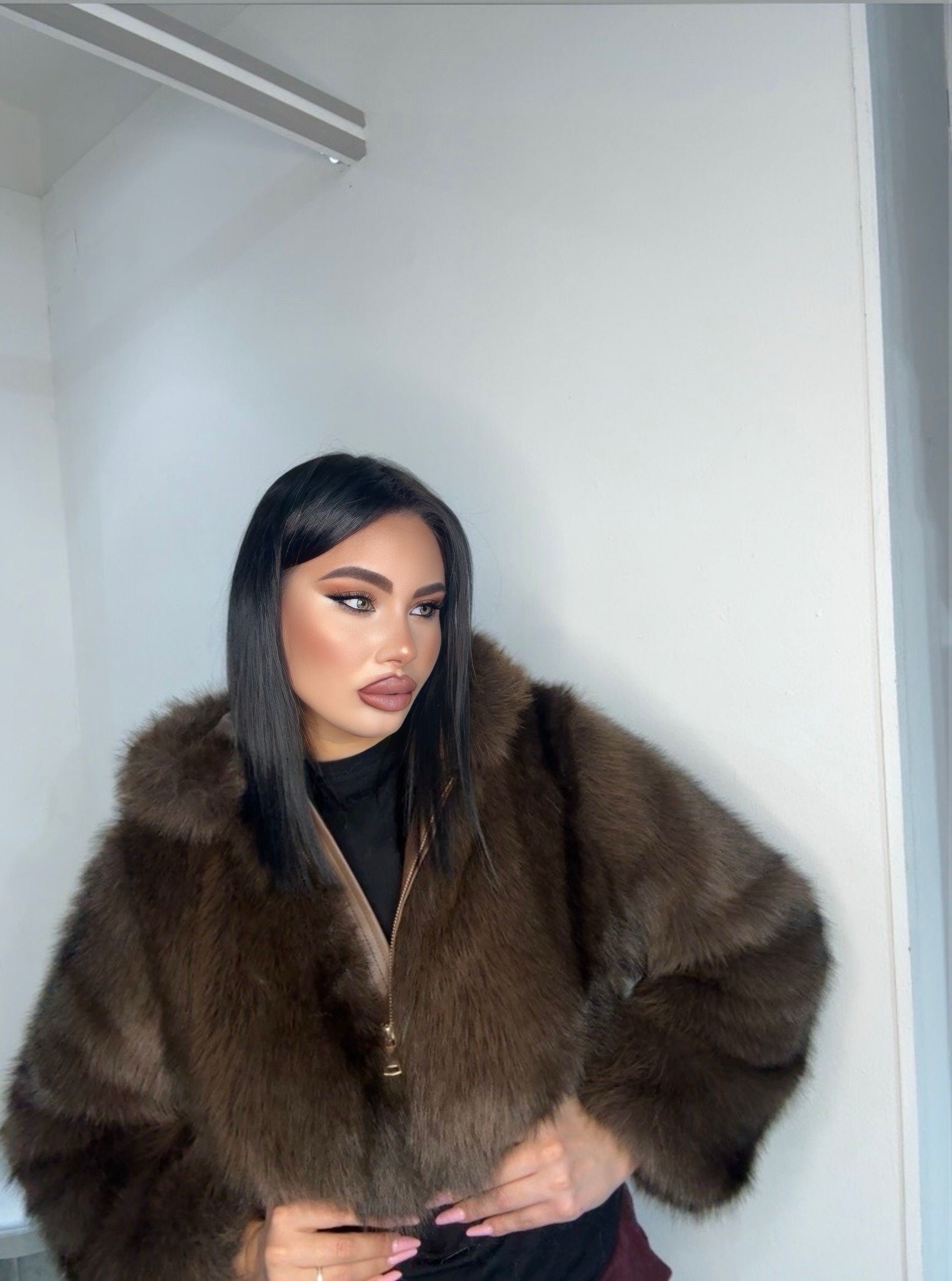 Pelliccia Dalila marrone