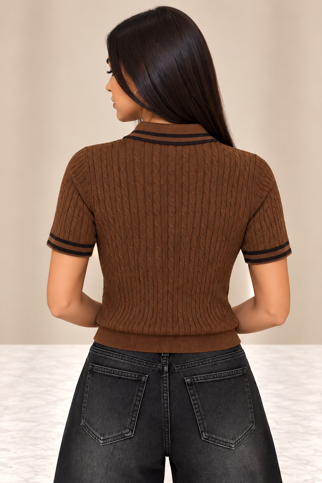 Polo Knit Paris tabacco