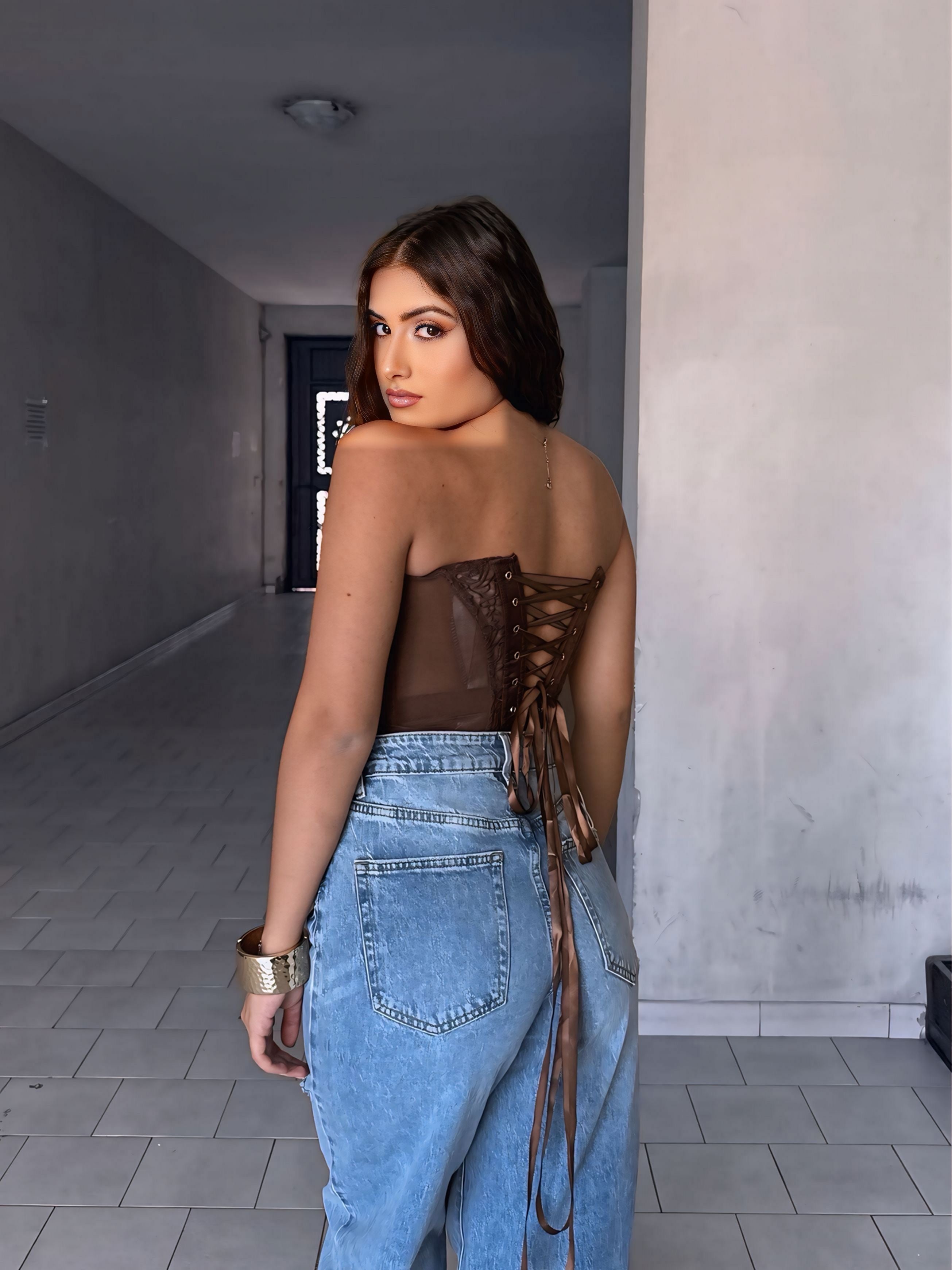 Corsetto mavila marrone