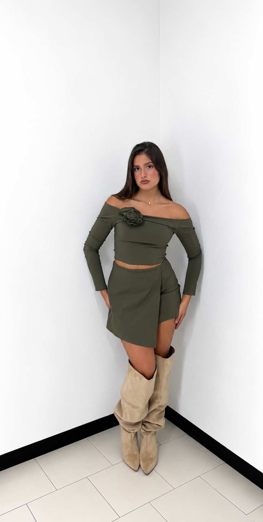 Coordinato Olive Rose