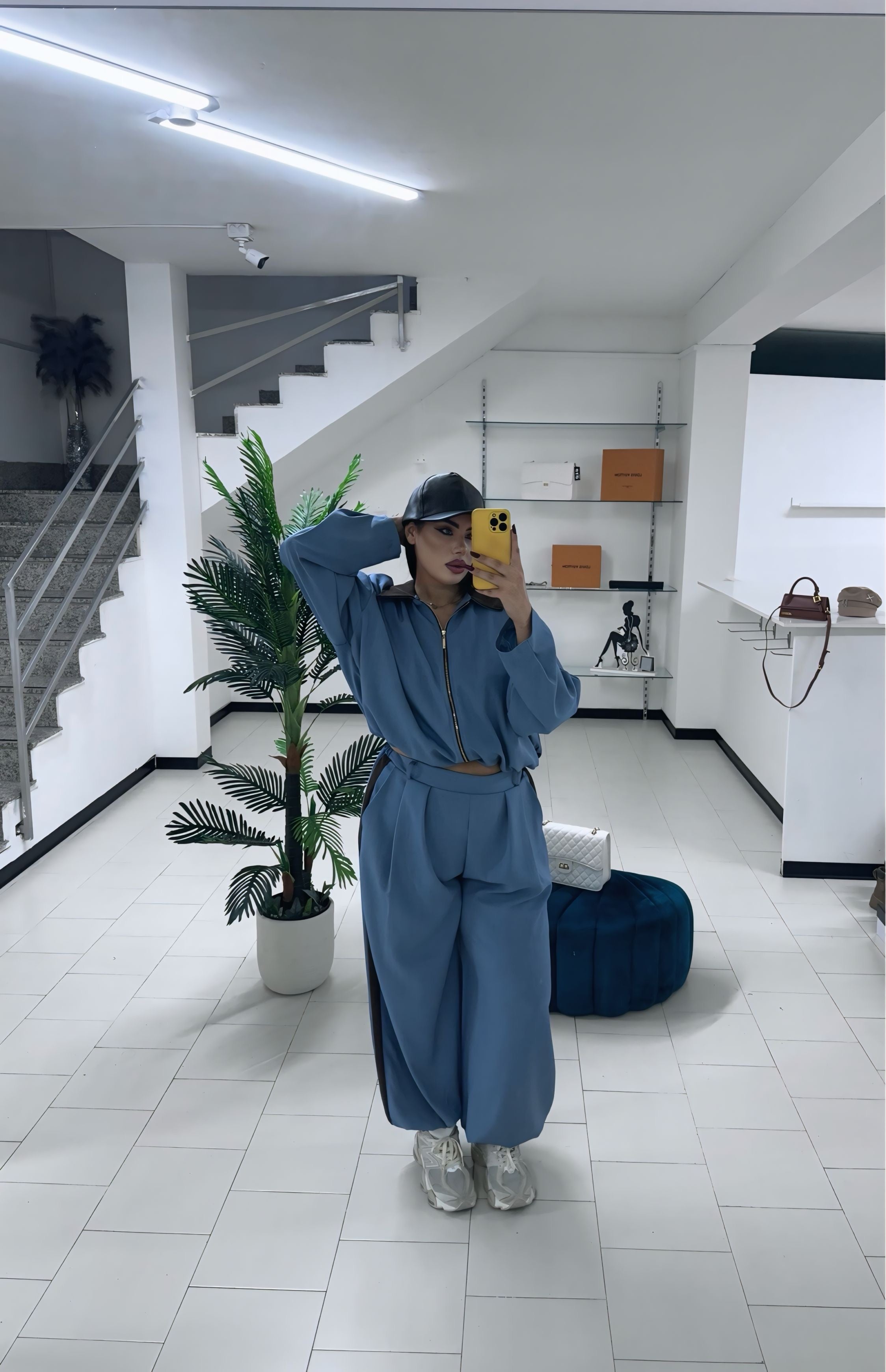 Coordinato ily curvy azzurro
