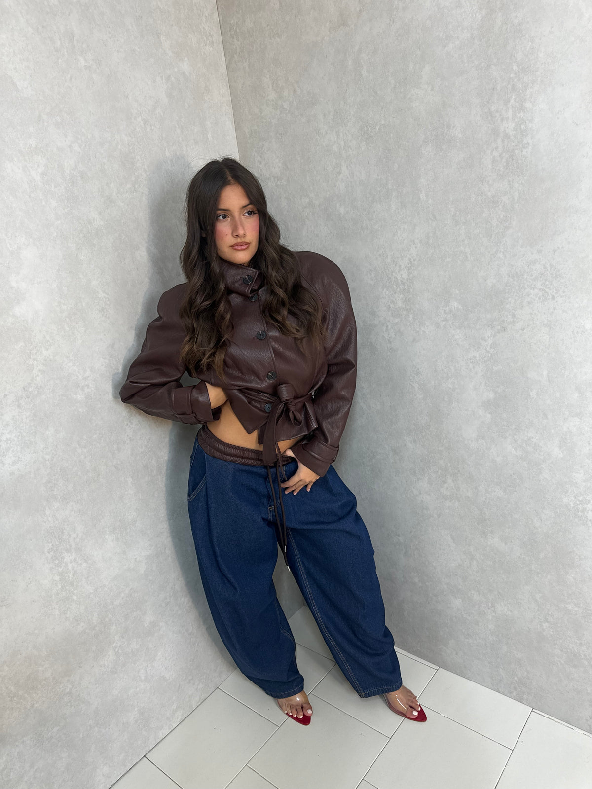 Completo Denim & Leather Chic
