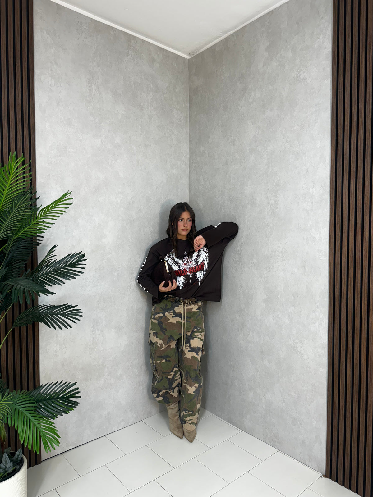 JEANS CAMOUFLAGE URBAN WIDE LEG
