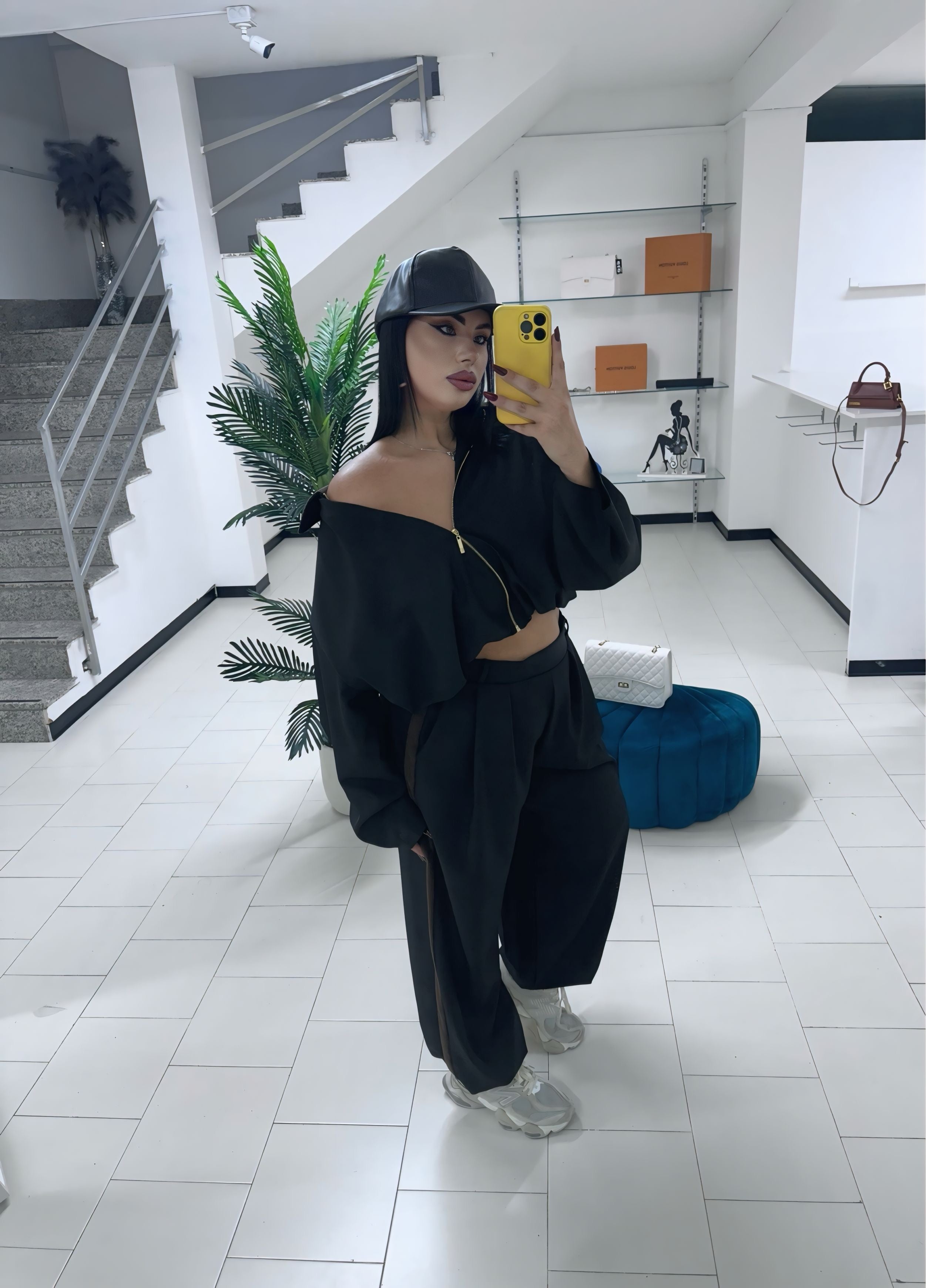 Coordinato ily curvy nero
