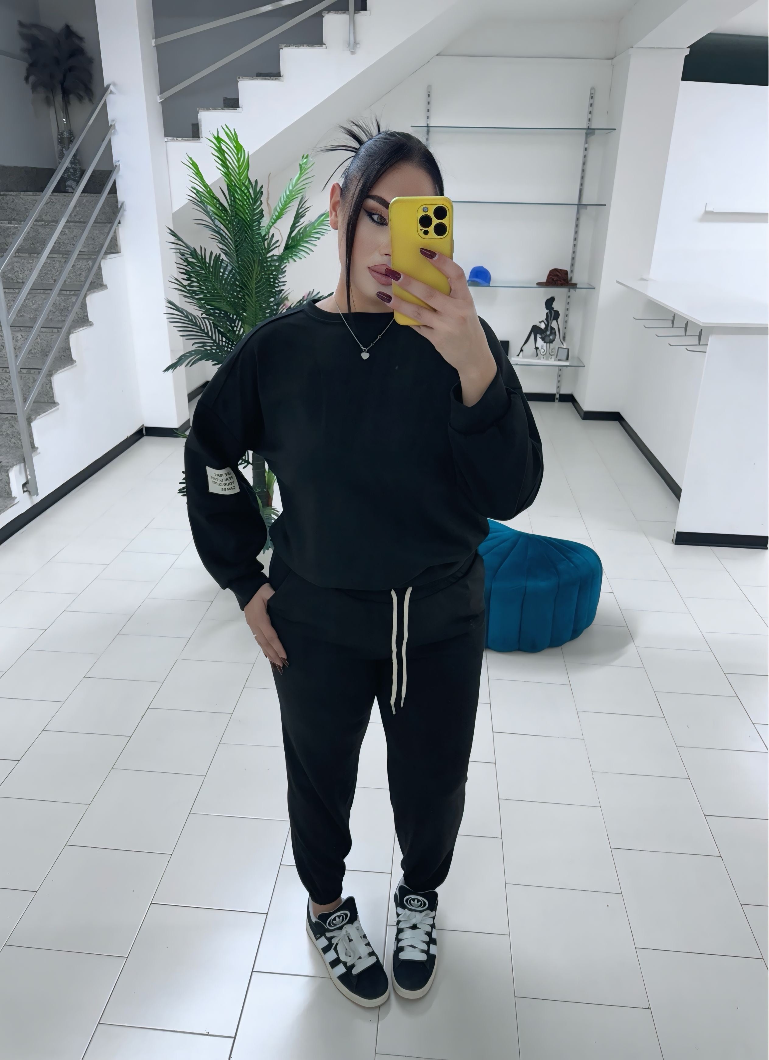 Coordinato tuta mayla black