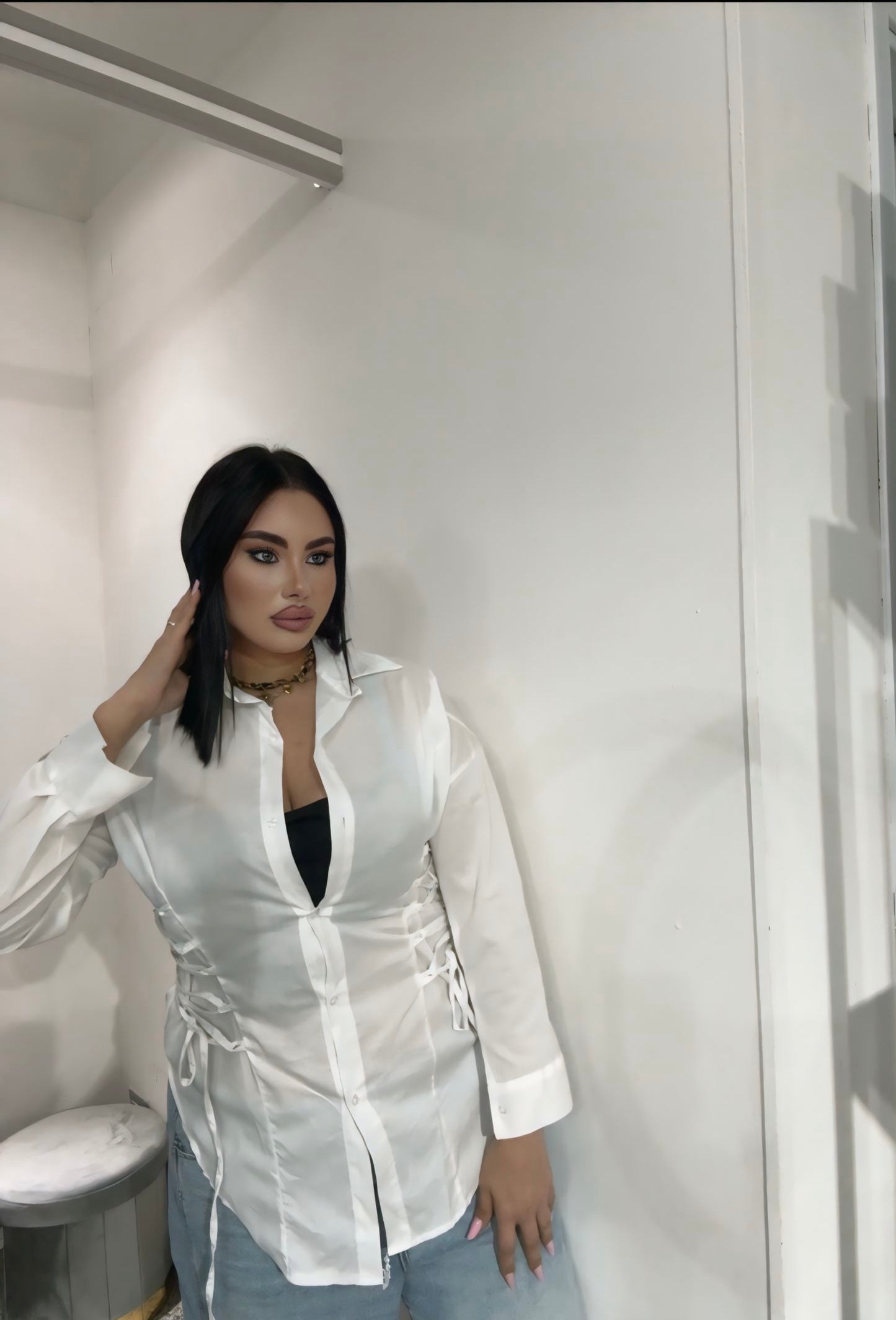 Camicia bianca Curvy