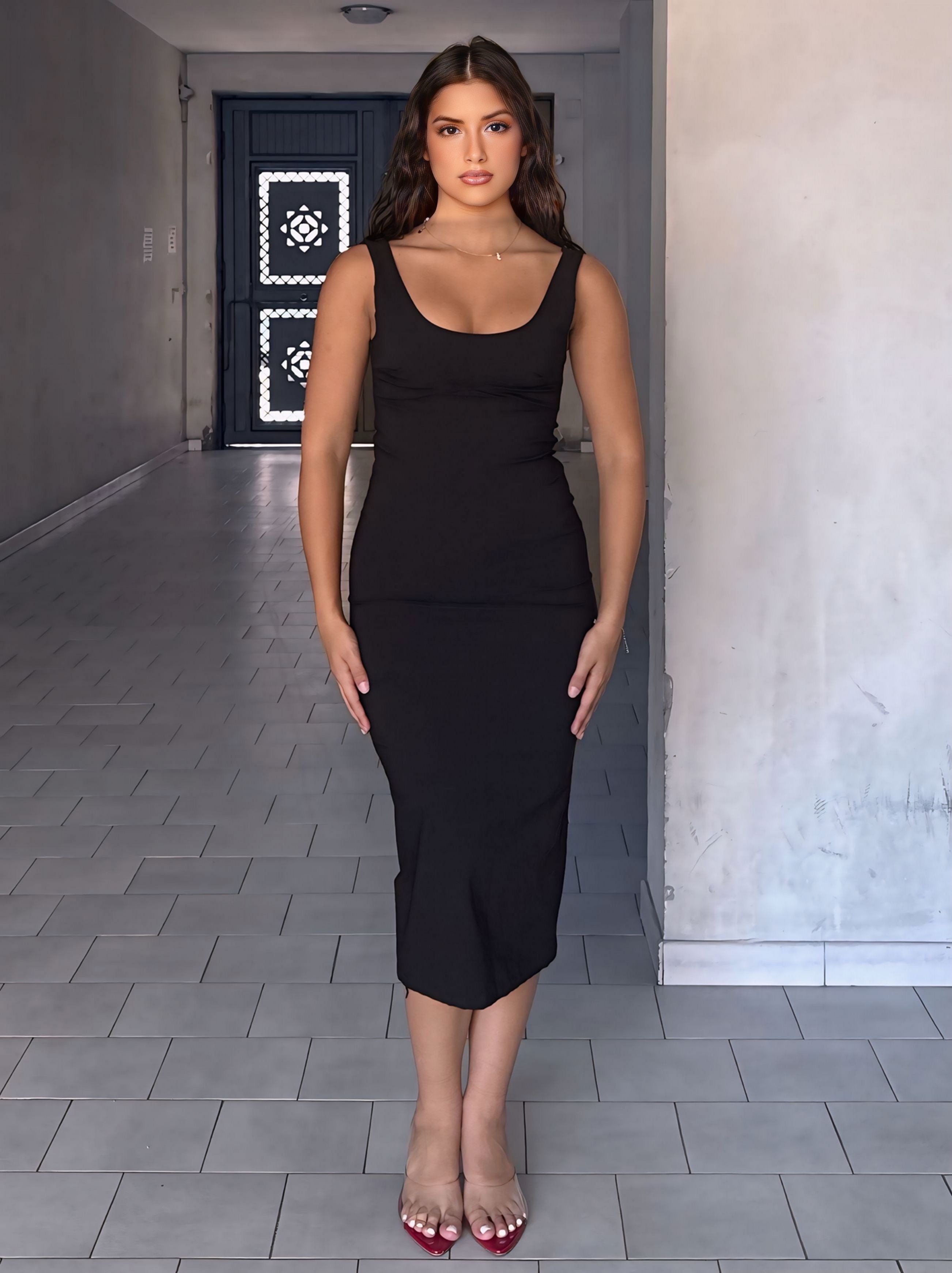 Abito midi black