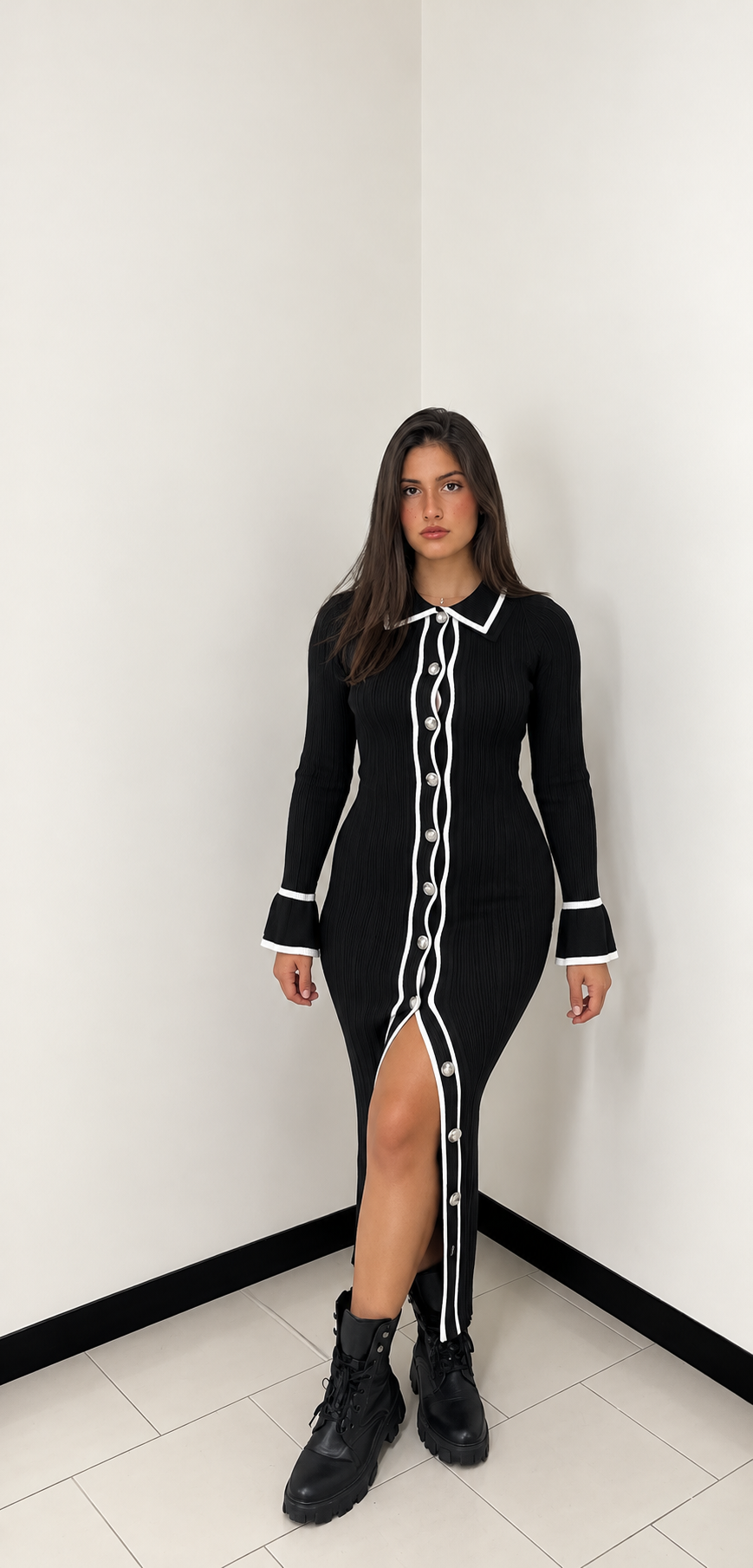 Abito Classy Ribbed