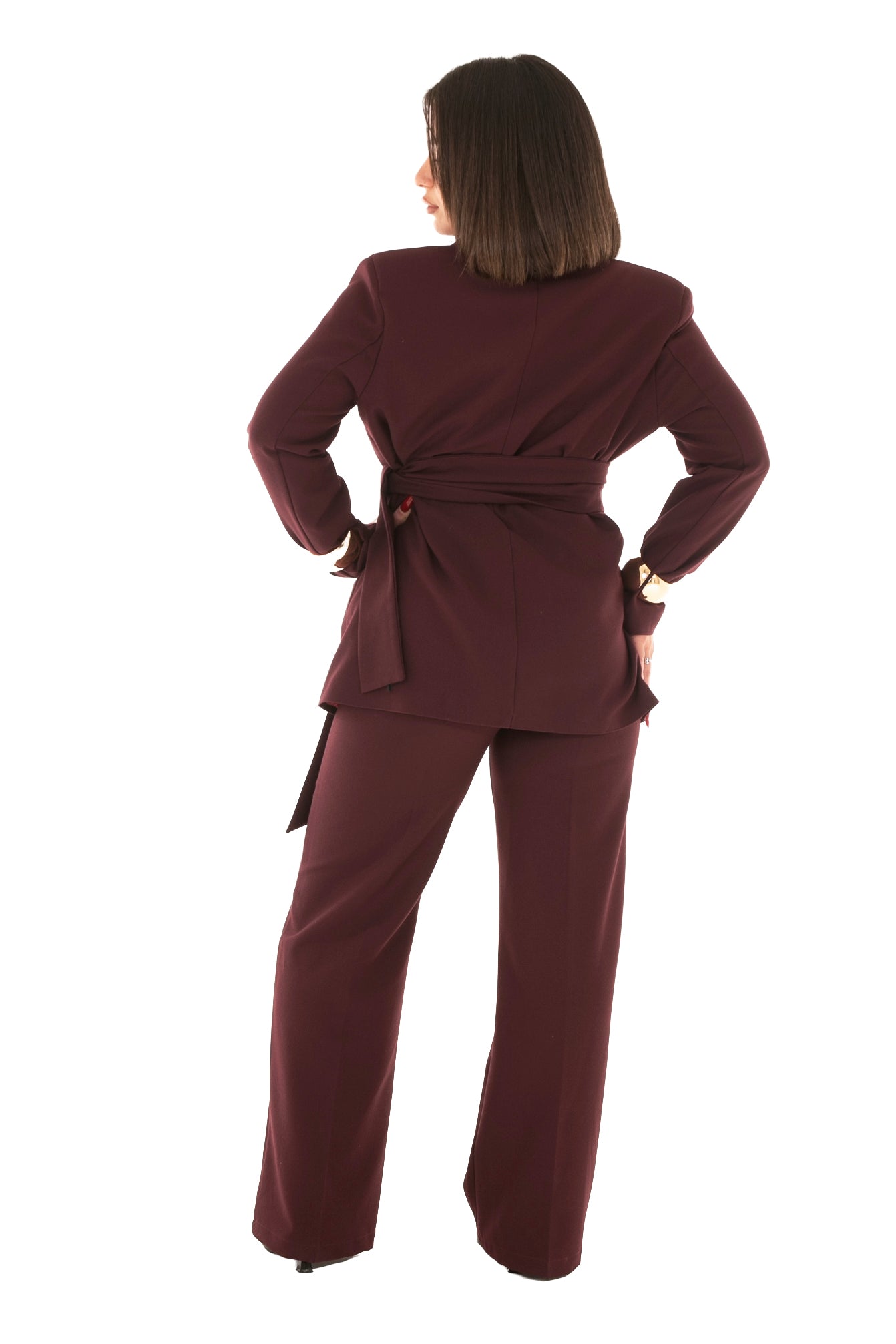 Tailleur MAYLA bordeaux