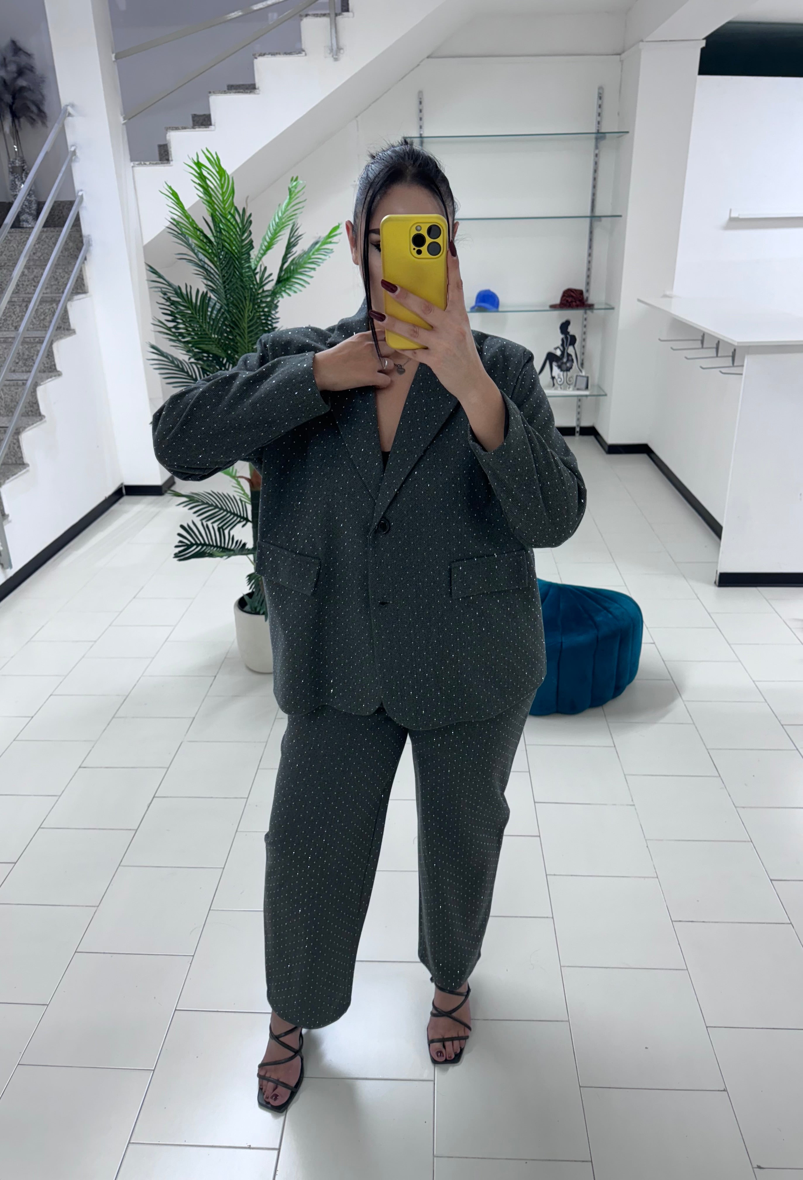 Tailleur brill grey