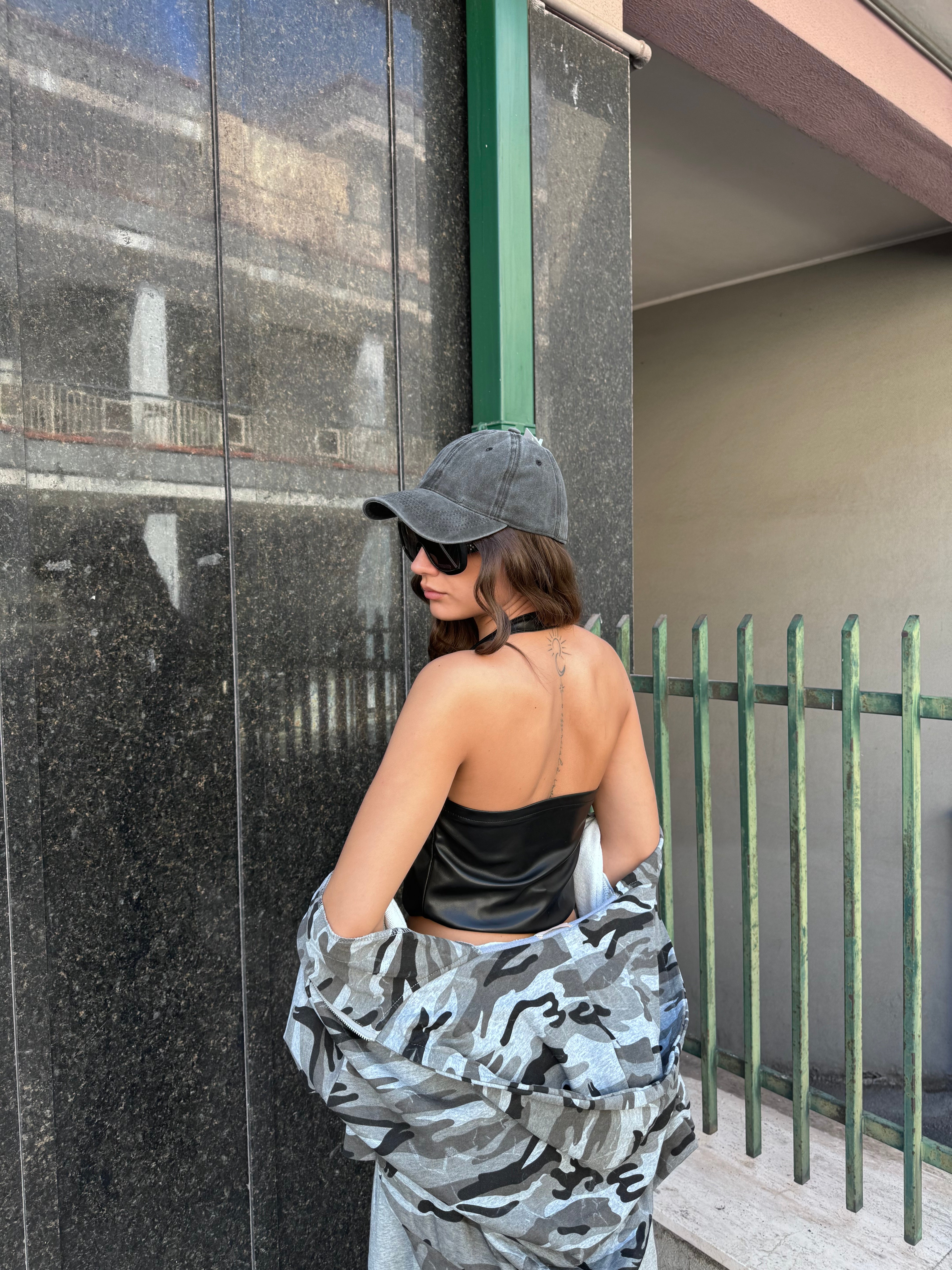 Corpetto in pelle