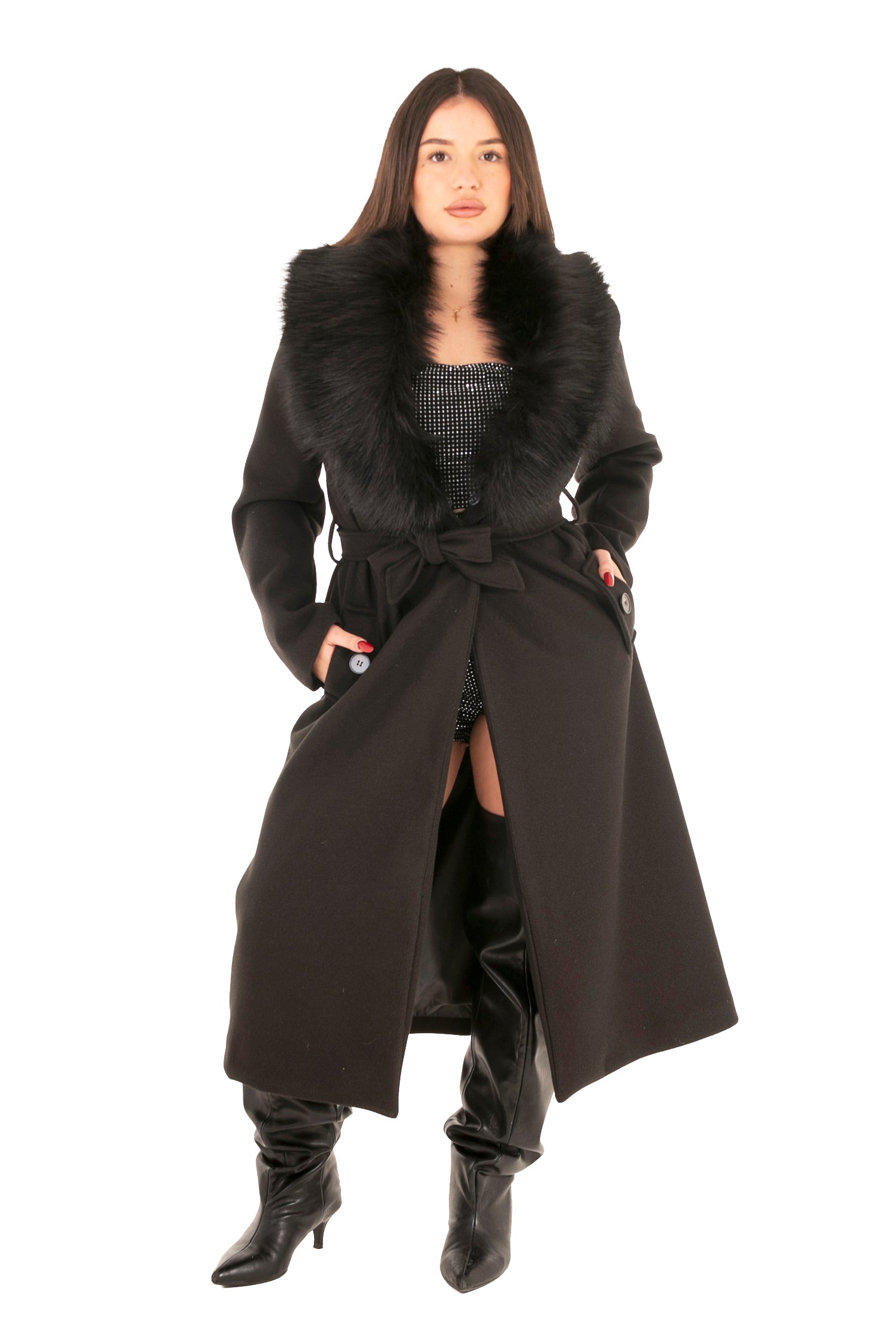 Cappotto glamour black
