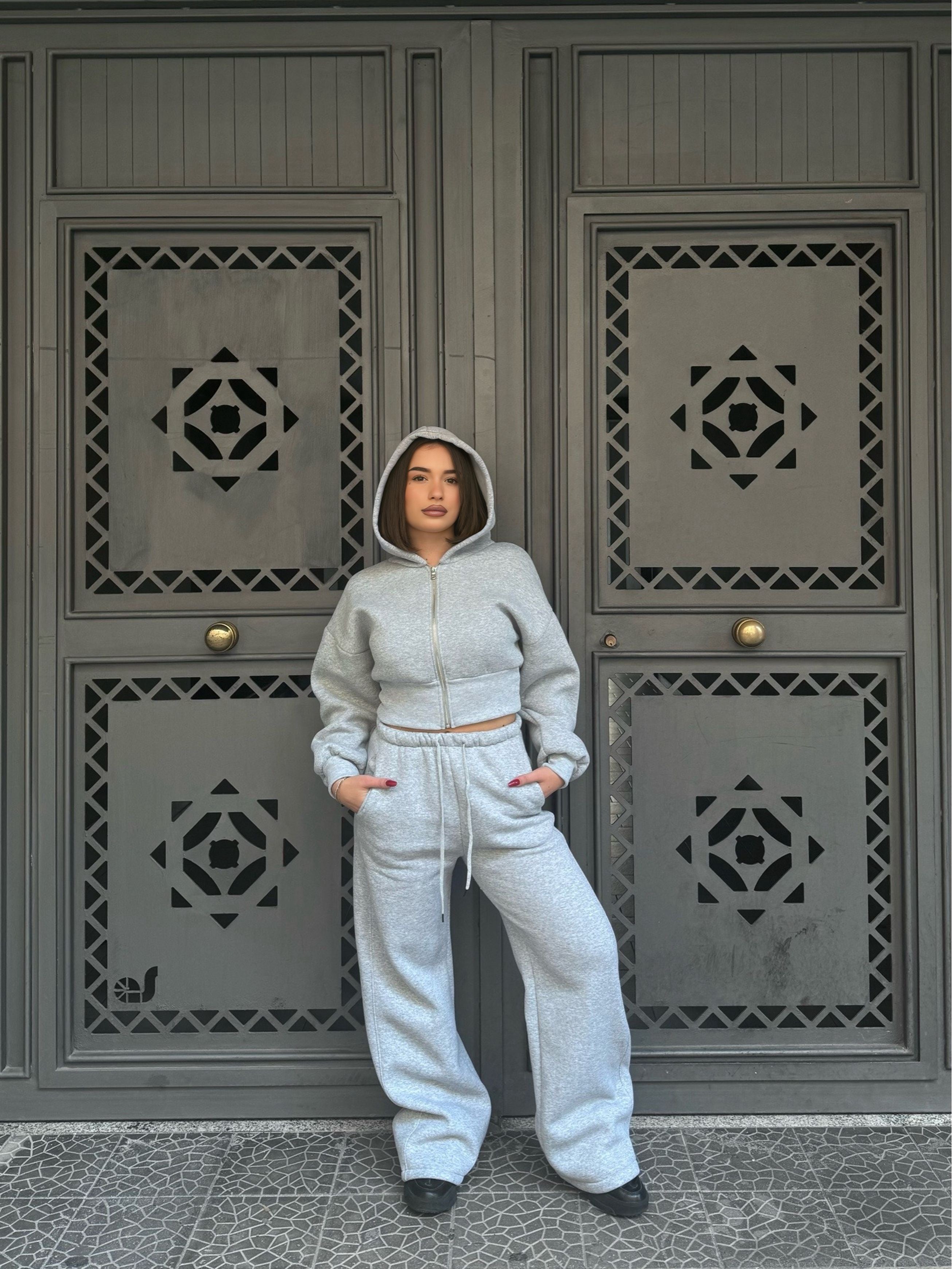 Coordinato tuta grey 97065