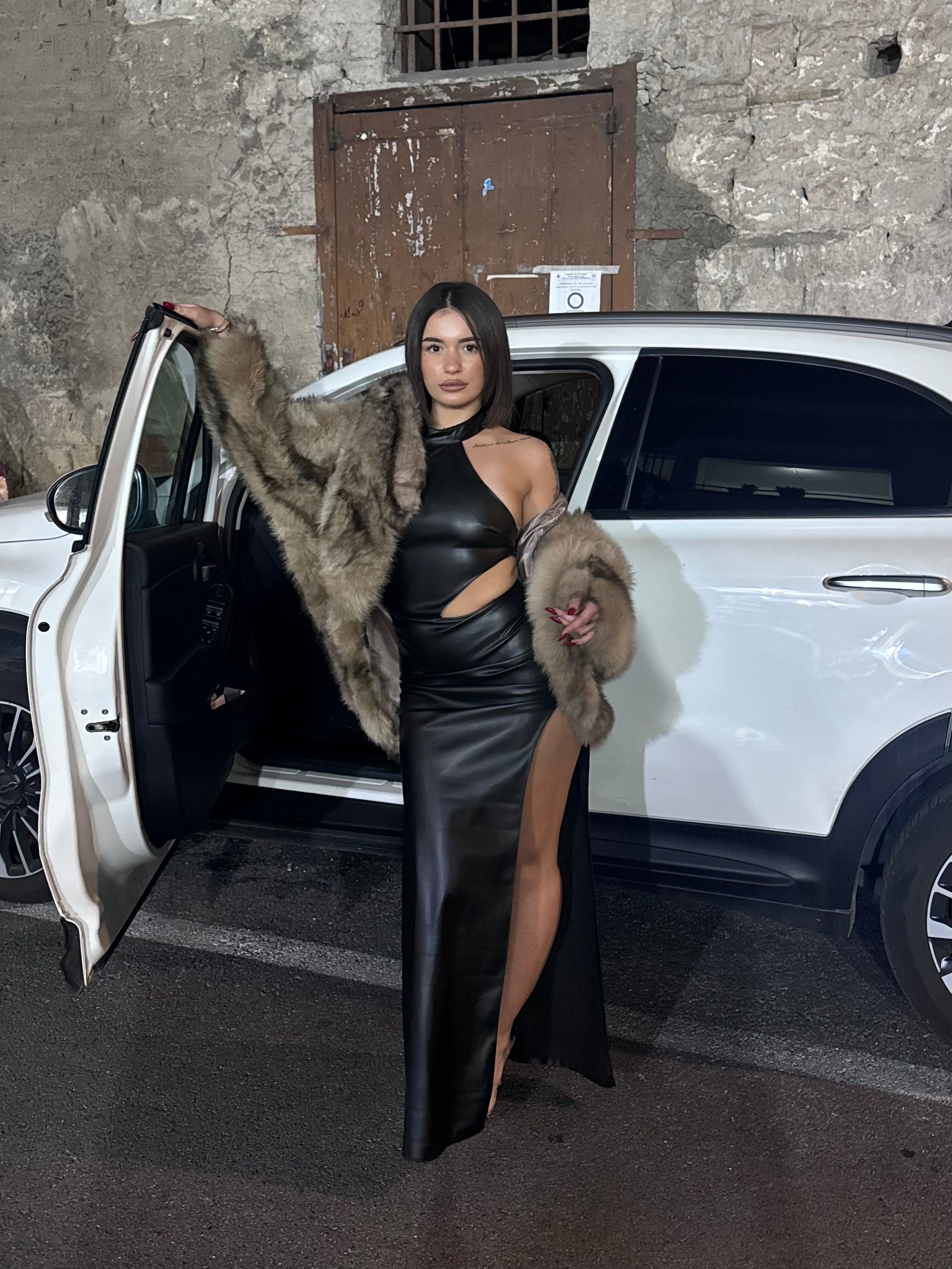 Abito in ecopelle Valeria