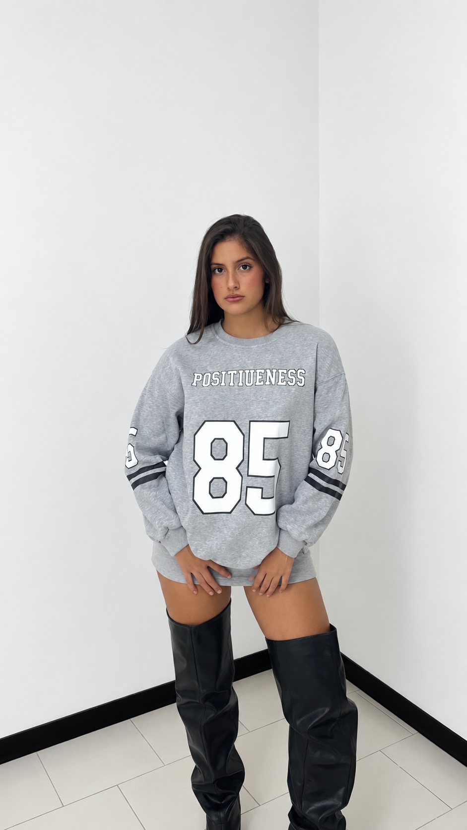 Felpa Oversize College 85