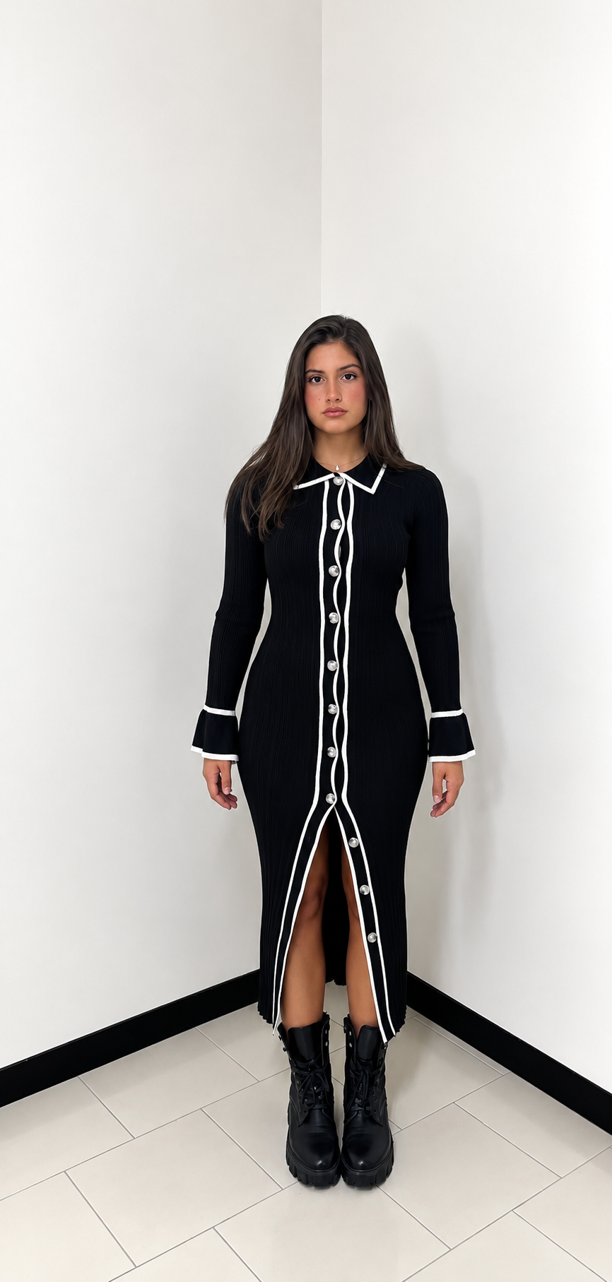 Abito Classy Ribbed