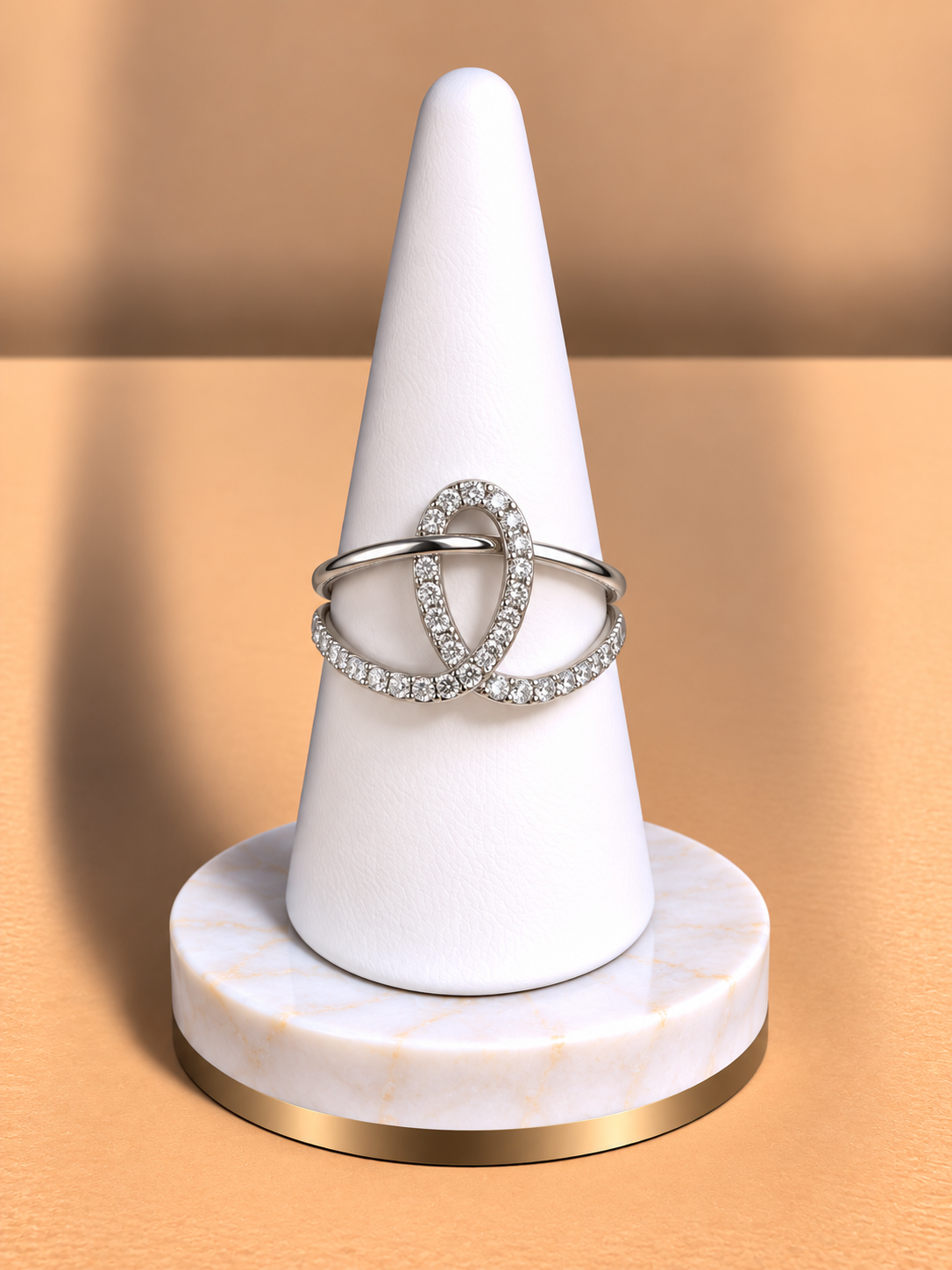 Anello Infinito con Cristalli Brillanti