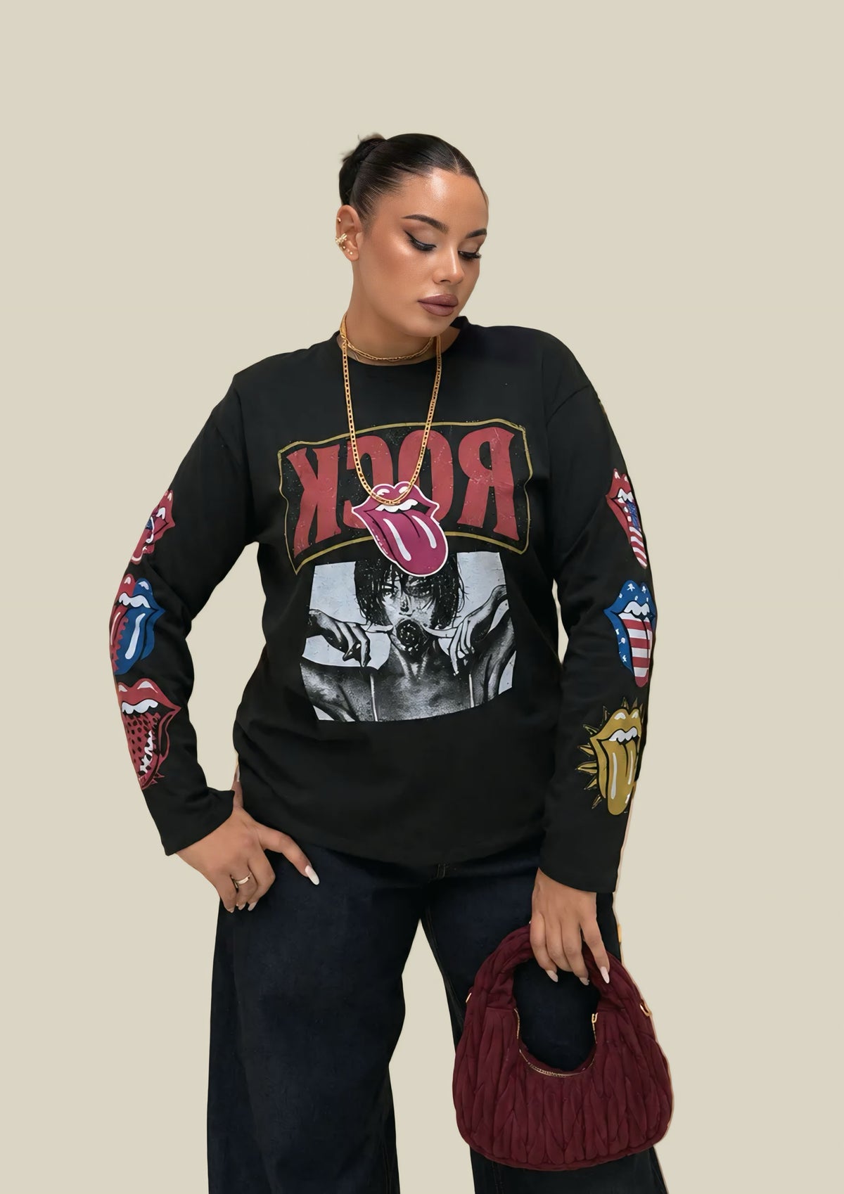 Maglia rock graphic